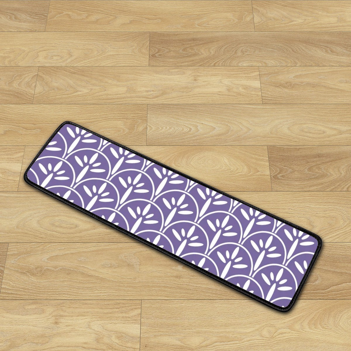 Art Deco Stair Tread Carpets |Lavender Purple Mid Century Modern Style Non Slip Carpet for Stairs Treads - Mid Century Modern Gal