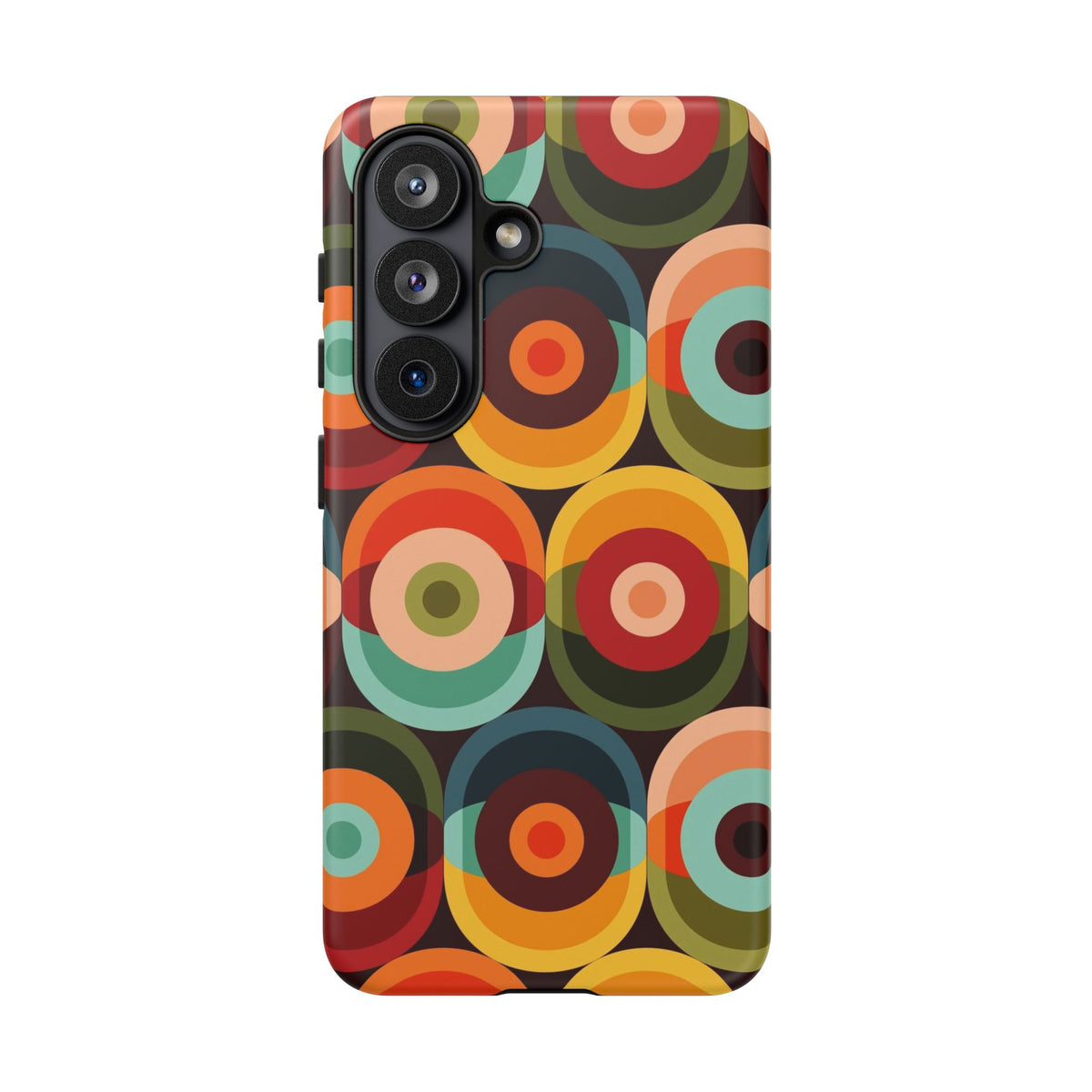 Retro Groovy Space Orb, Funky Fun Tough Phone Case