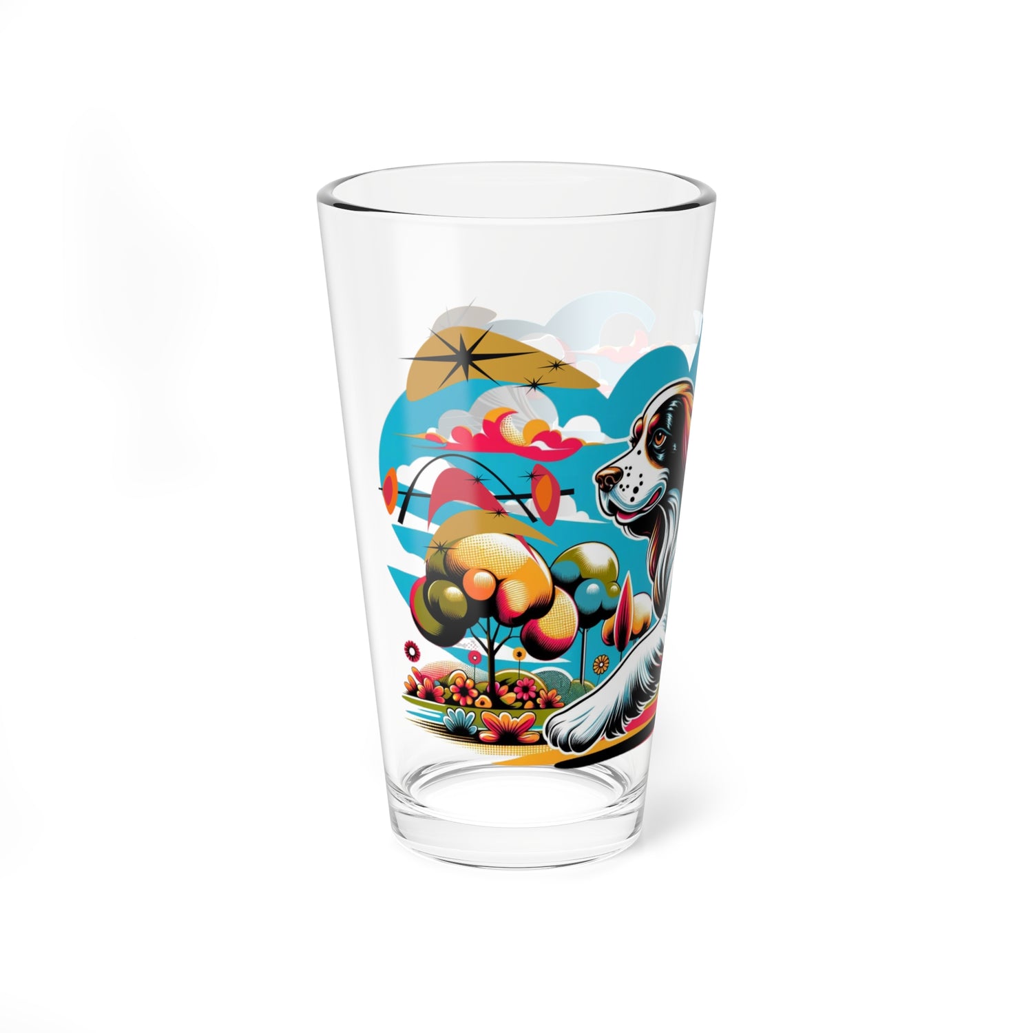 King Cavalier, Charles Spaniel Dog Mid Mod Retro Atomic Barware - Mid Century Modern Gal