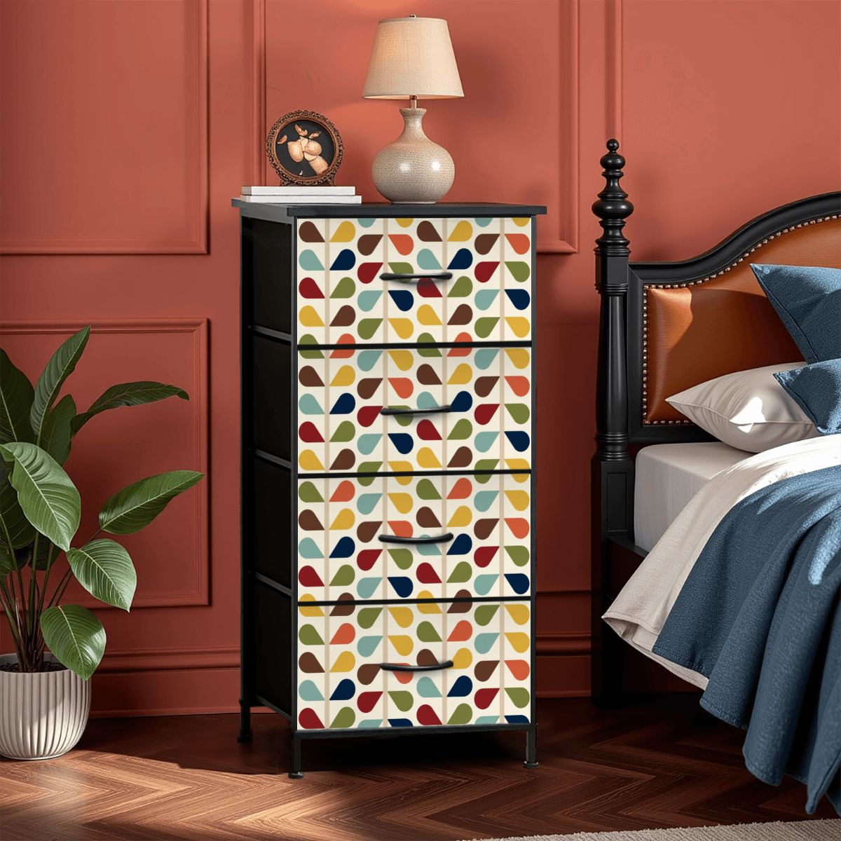 Scandinavian Modern Danish Mid Century Modern 4-Drawer Dresser - Mid Century Modern Gal