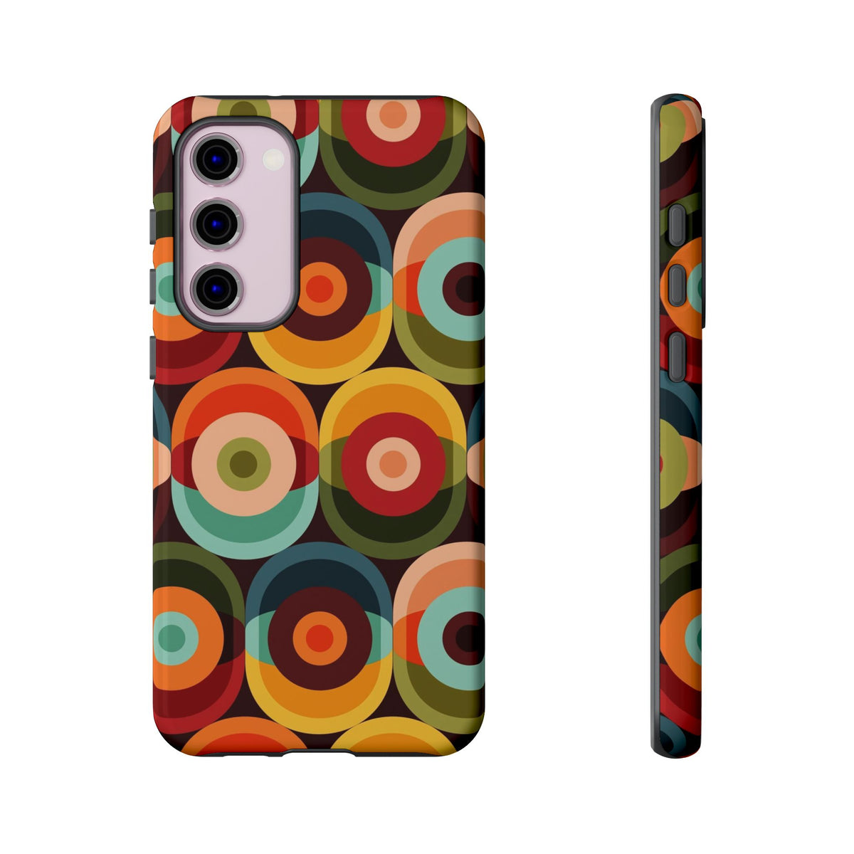Retro Groovy Space Orb, Funky Fun Tough Phone Case