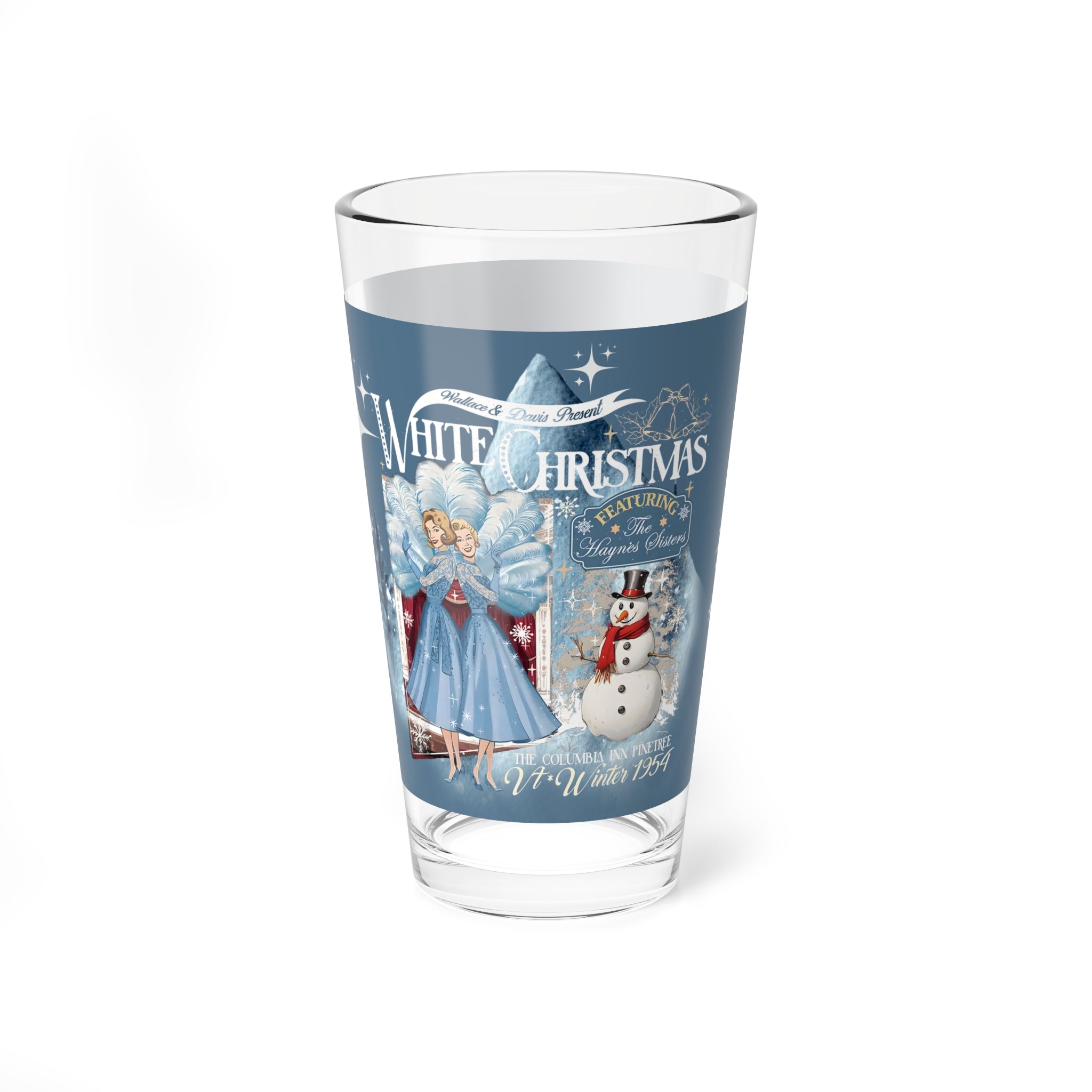 Wallace And Davis, Sister Sister, White Christmas 50s Kitsch Mod Barware For The Holiday - Mid Century Modern Gal