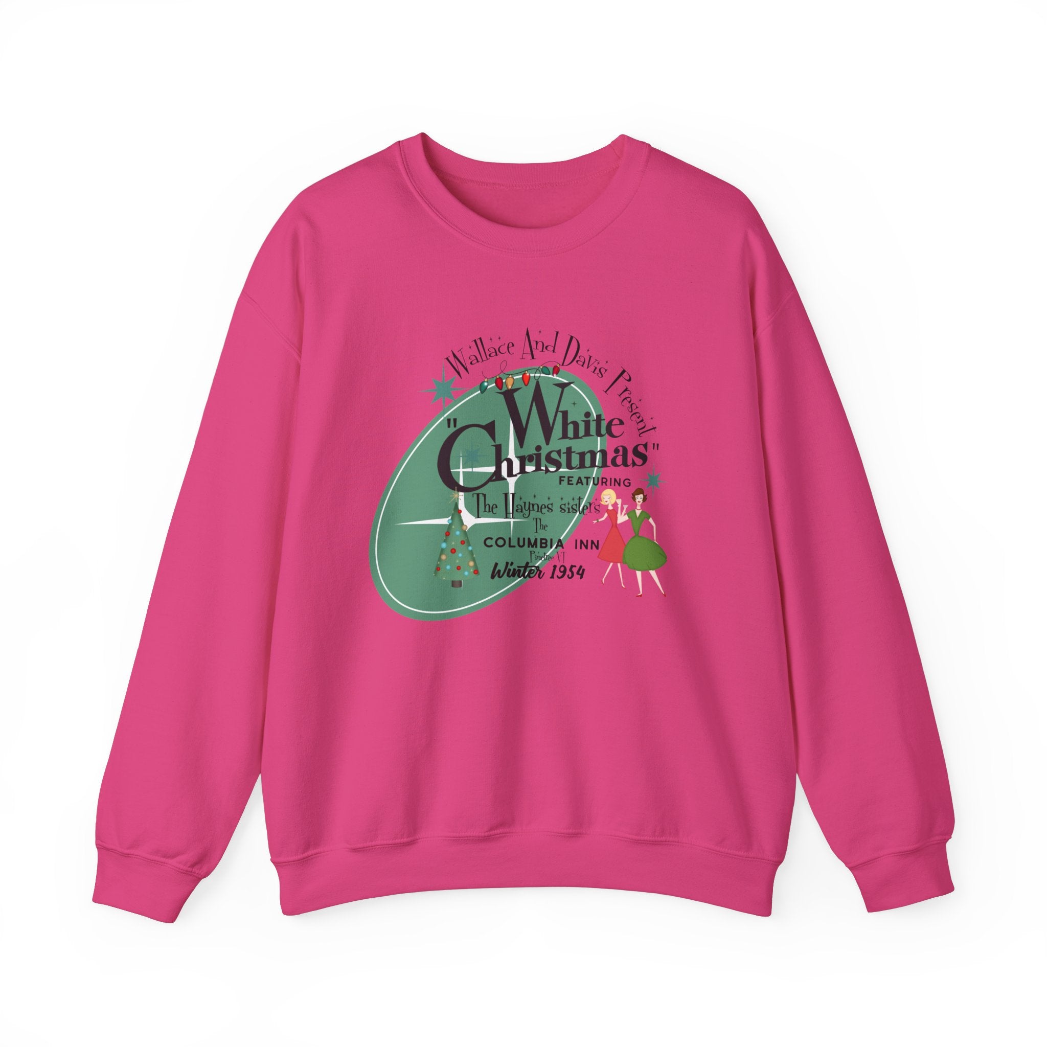 Wallace And Davis 1950s Themed Family Christmas Photo Sweatshirts, Festive Holiday Wear - Mid Century Modern Gal