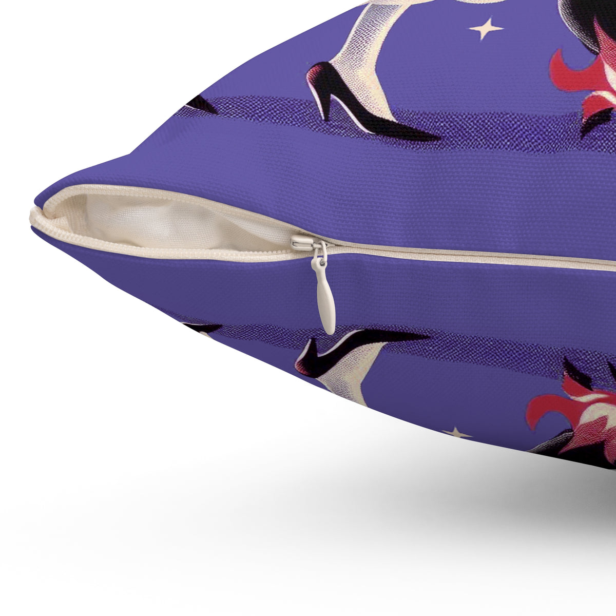 Witch's Brew Mid Century Modern Halloween Gothic Purple Pillow Cover and Insert - Mid Century Modern Gal