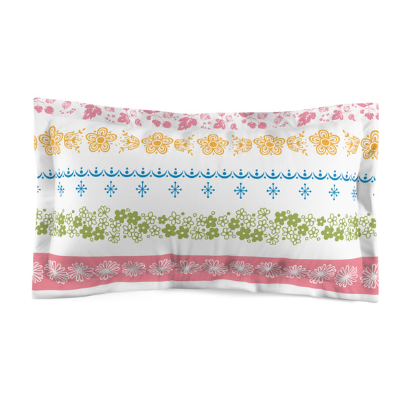 Pyrex Lover Collector Pillow Sham Mid Mod Retro Bedding