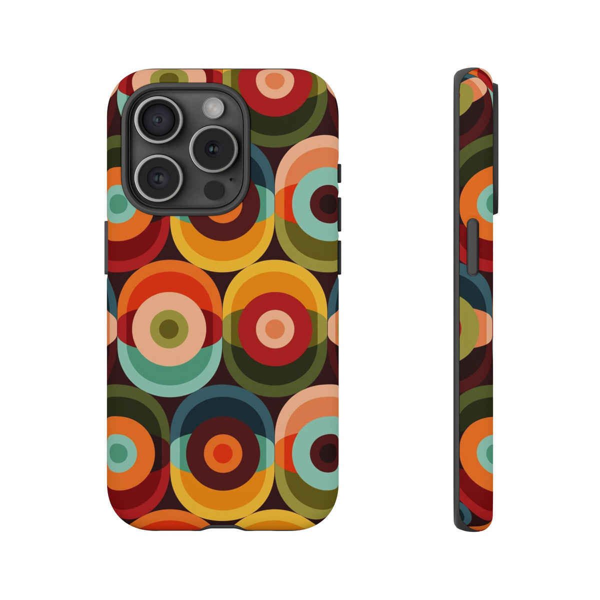 Retro Groovy Space Orb, Funky Fun Tough Phone Case