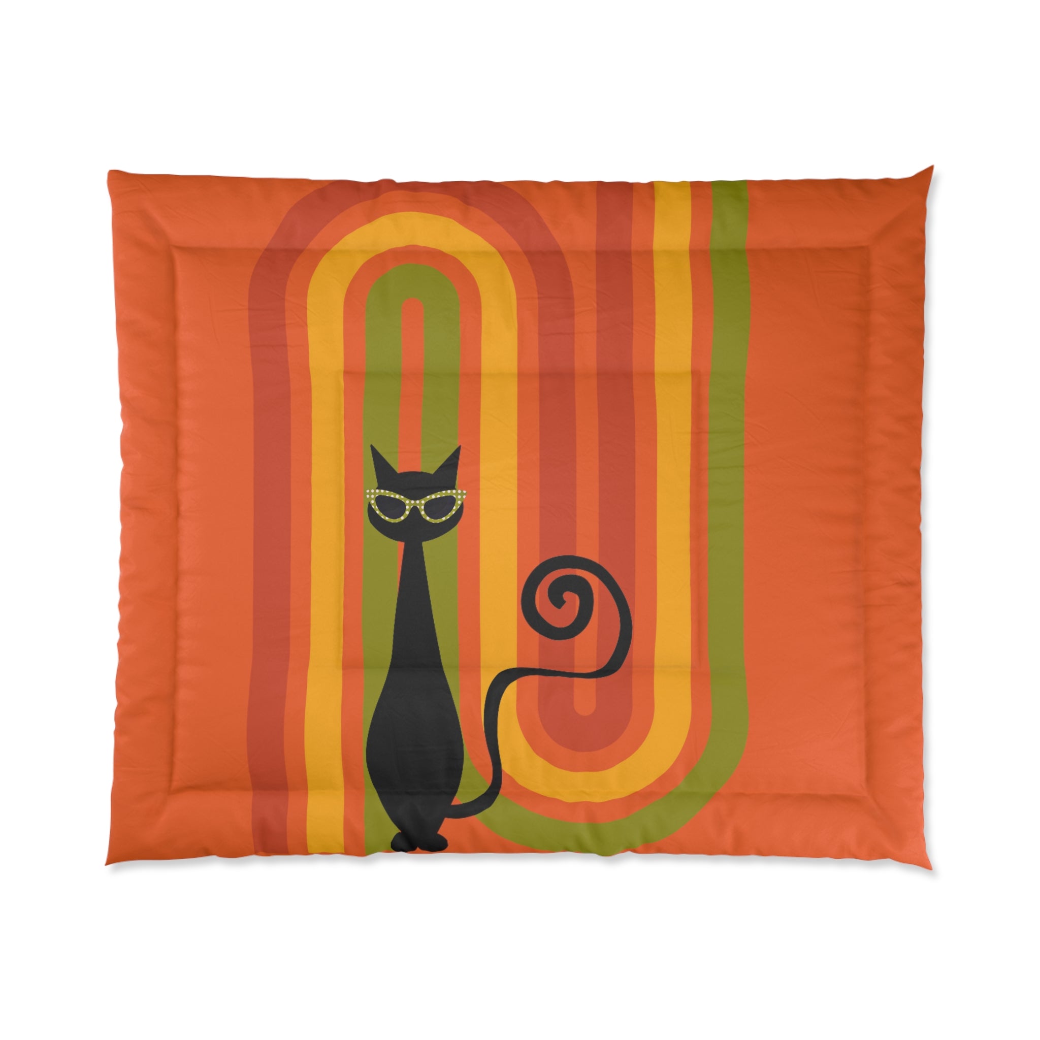 Atomic Cat Groovy Orange, Rainbow Funky 70&