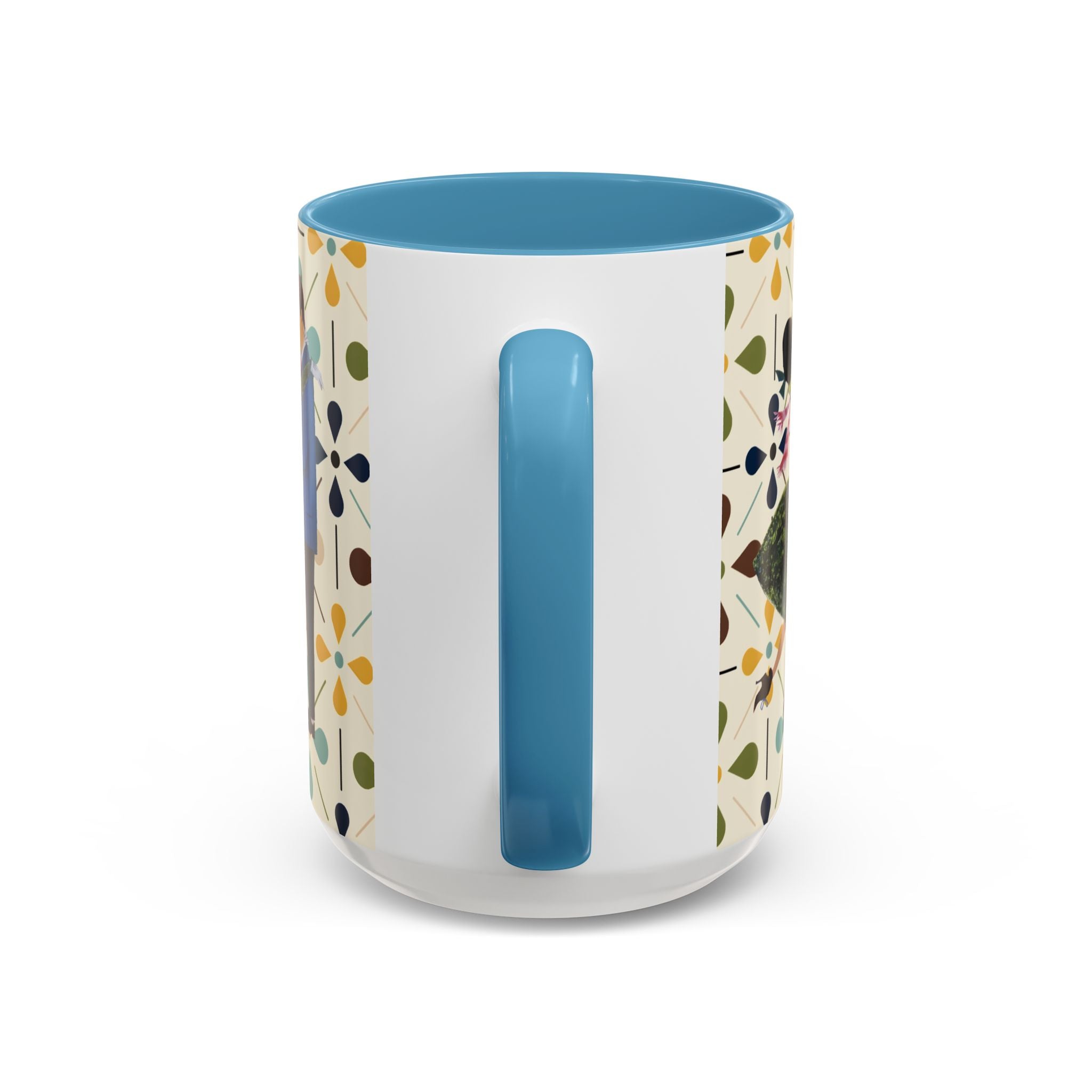 Mid Century Modern 50s Christmas Scandi Flower Kitschy Mug - Mid Century Modern Gal