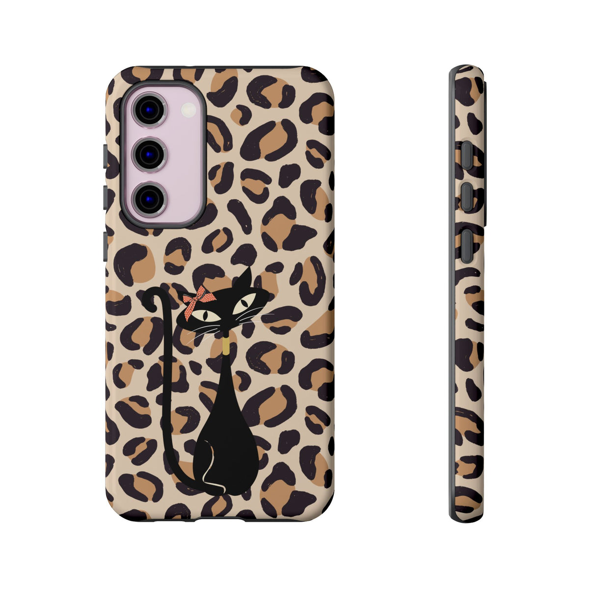 Mid Century Modern 50s Leopard Print, Atomic Cat, Mid Mod Tough Cases - Mid Century Modern Gal