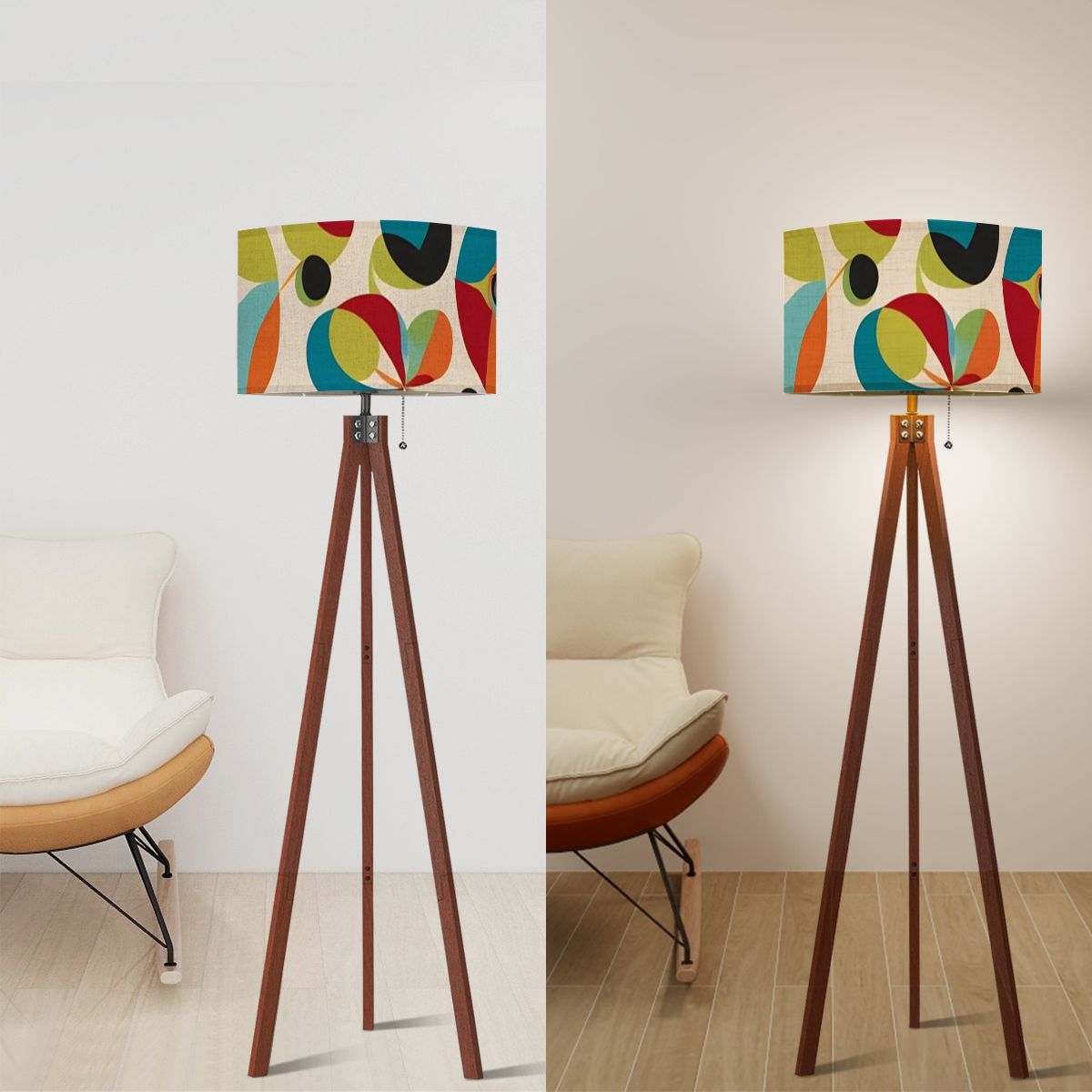Tripod Floor Lamp (Made in USA) - Mid Century Modern Gal