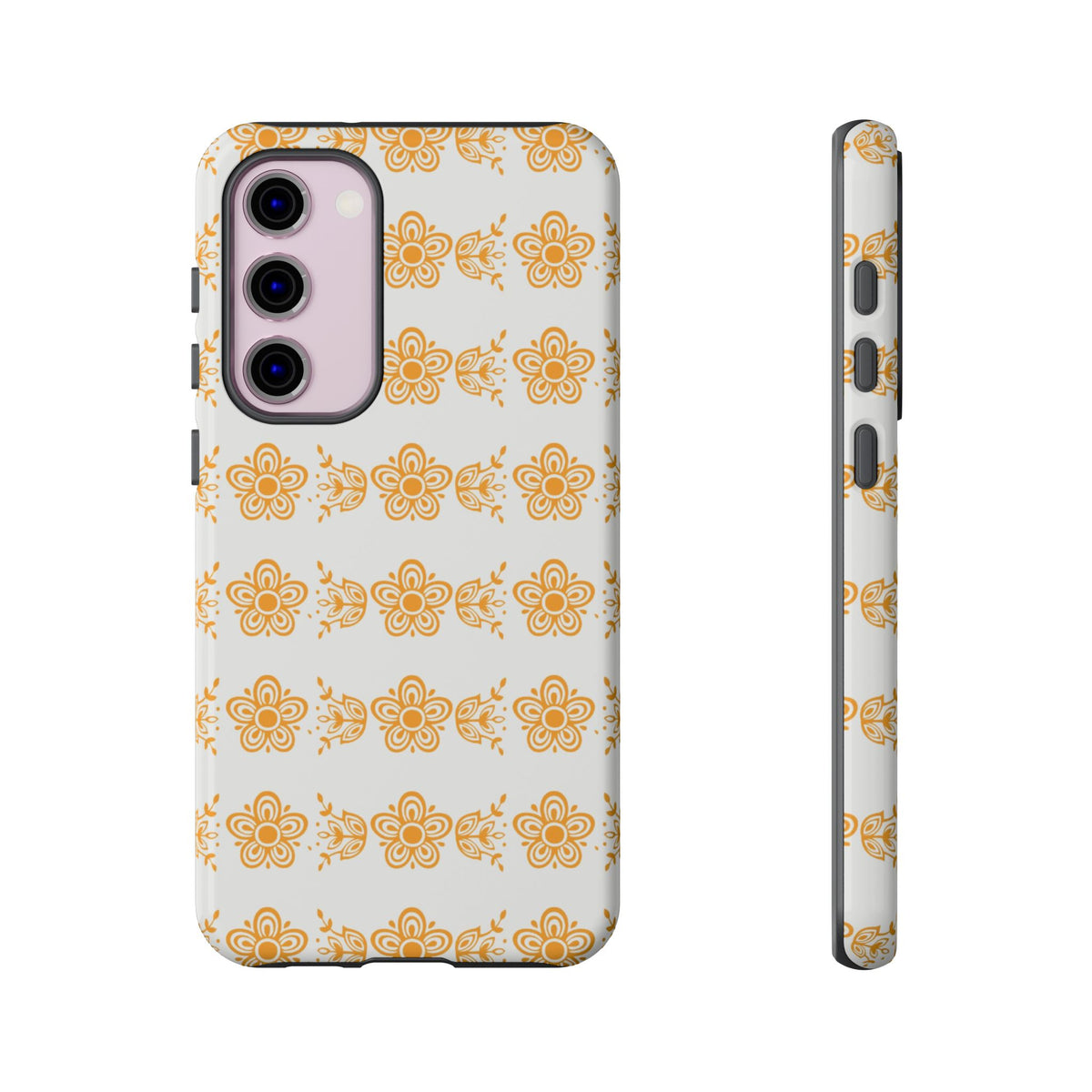 Pyrex Golden Butterfly Floral Phone Case, Tough Cases for Stylish Protection, Gift for Her, Durable, Trendy Floral Design, Cell Phone Cover - Mid Century Modern Gal