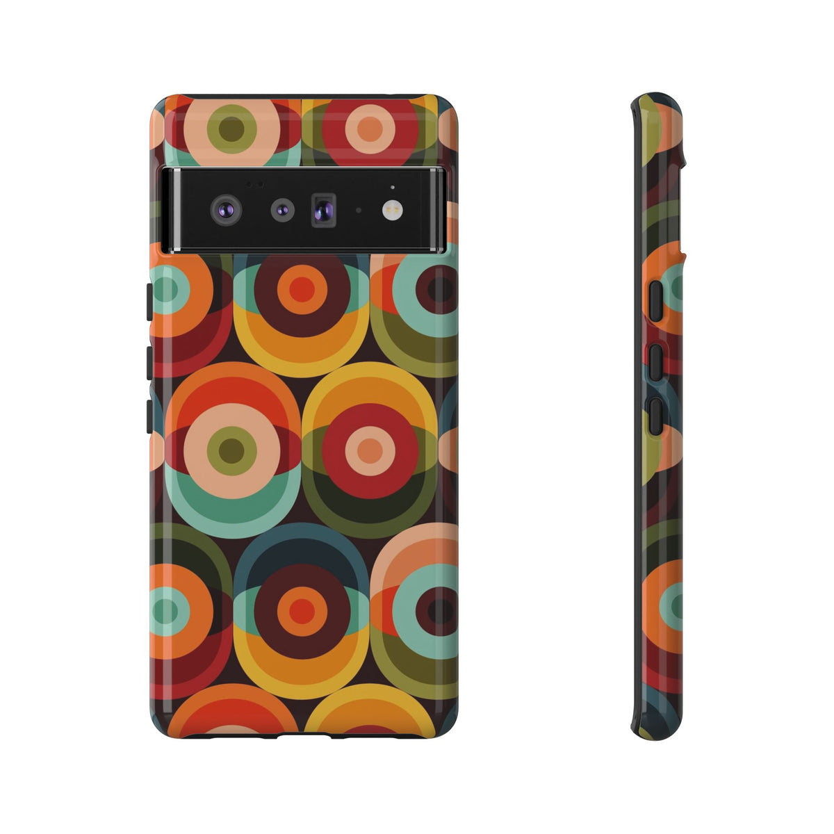 Retro Groovy Space Orb, Funky Fun Tough Phone Case