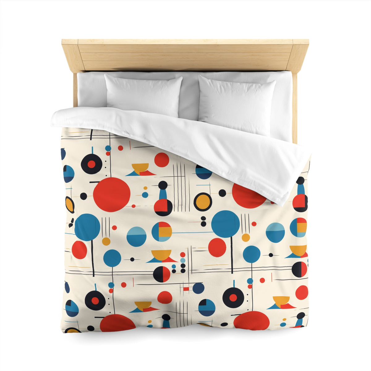 Mid Century Modern Bauhaus Designed Modern Duvet Cover - Mid Century Modern Gal