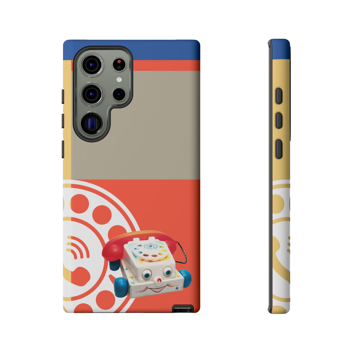The First Original Phone, Eye Phone, Retro Kitschy Cute Rotary Phone, Tough Phone Cases