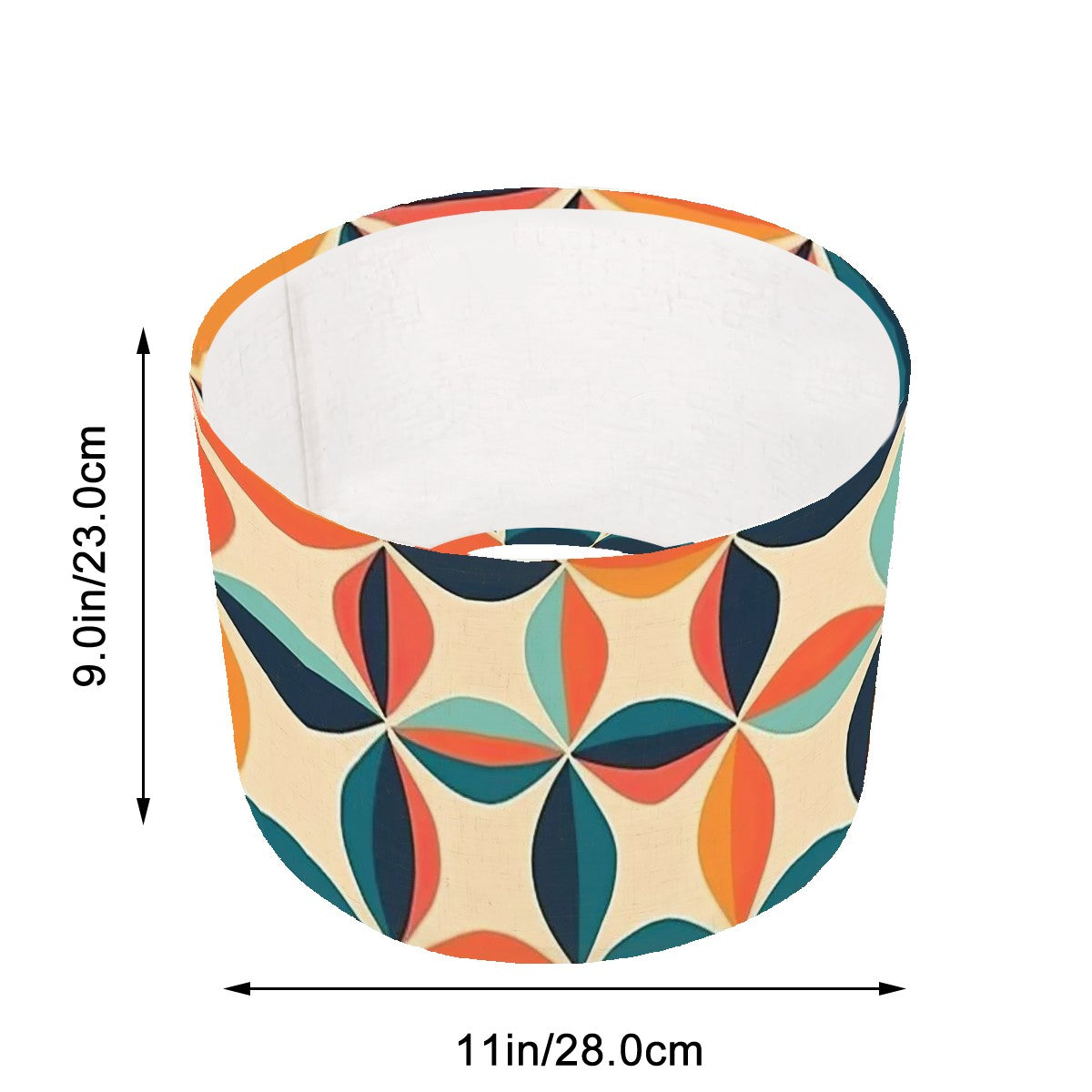 Mid Century Modern Geometric Groov Lamp Shade ONLY - Mid Century Modern Gal