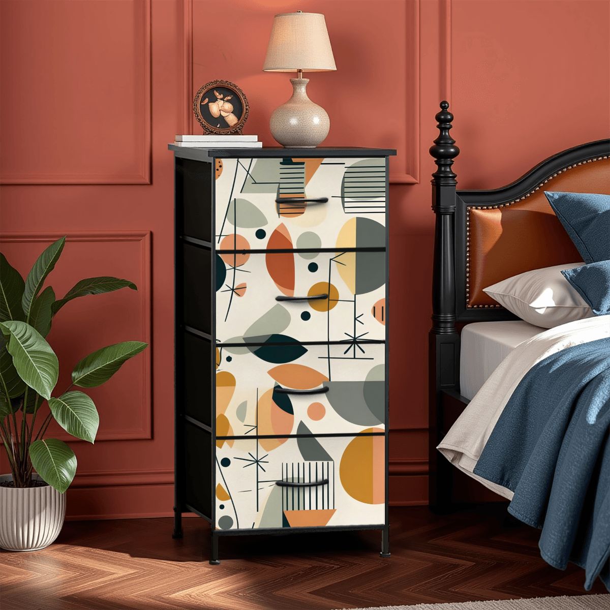 4-Drawer Dresser - Mid Century Modern Gal