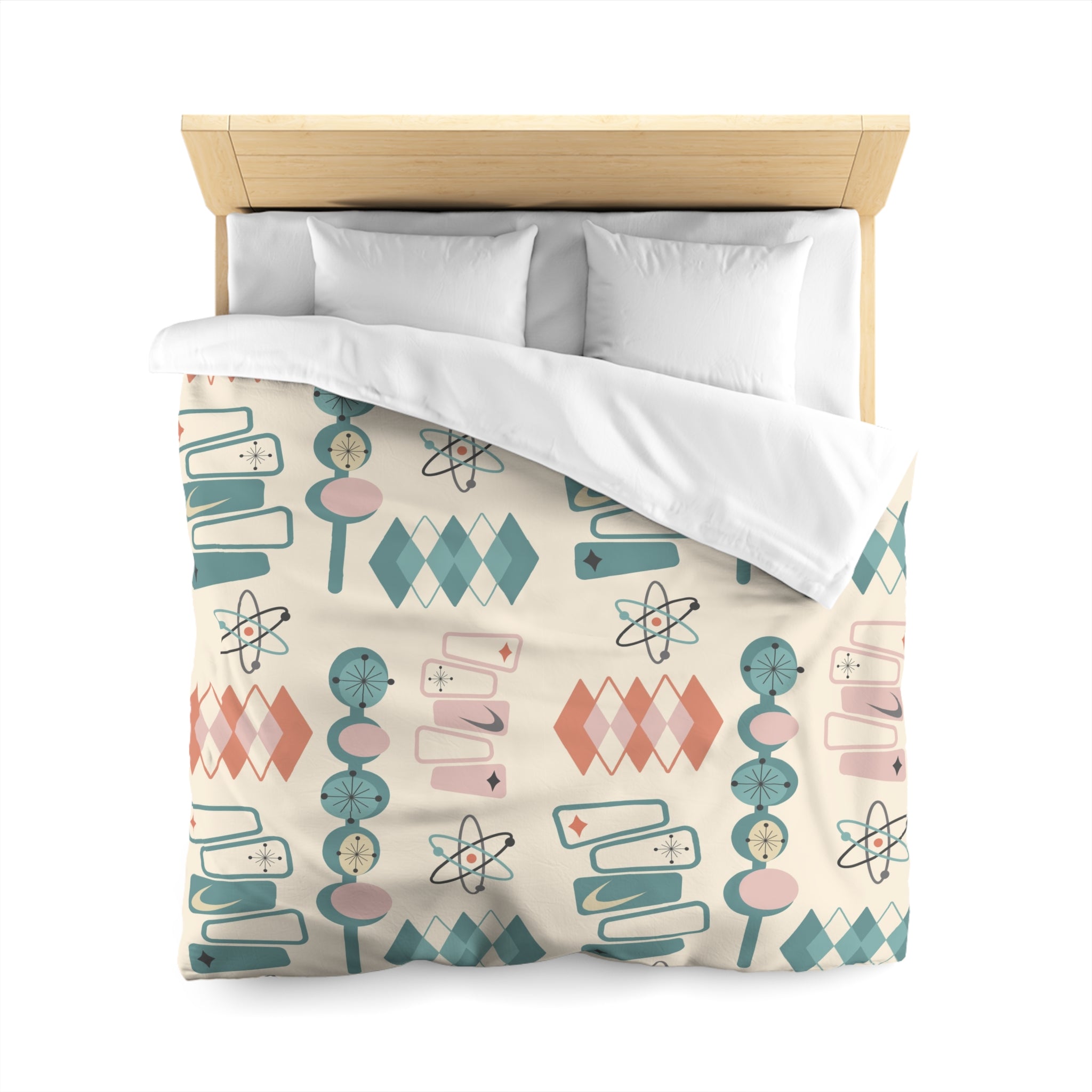 Mid Century Modern Googie Designs, Palm Springs Style, MCM Duvet Cover - Mid Century Modern Gal