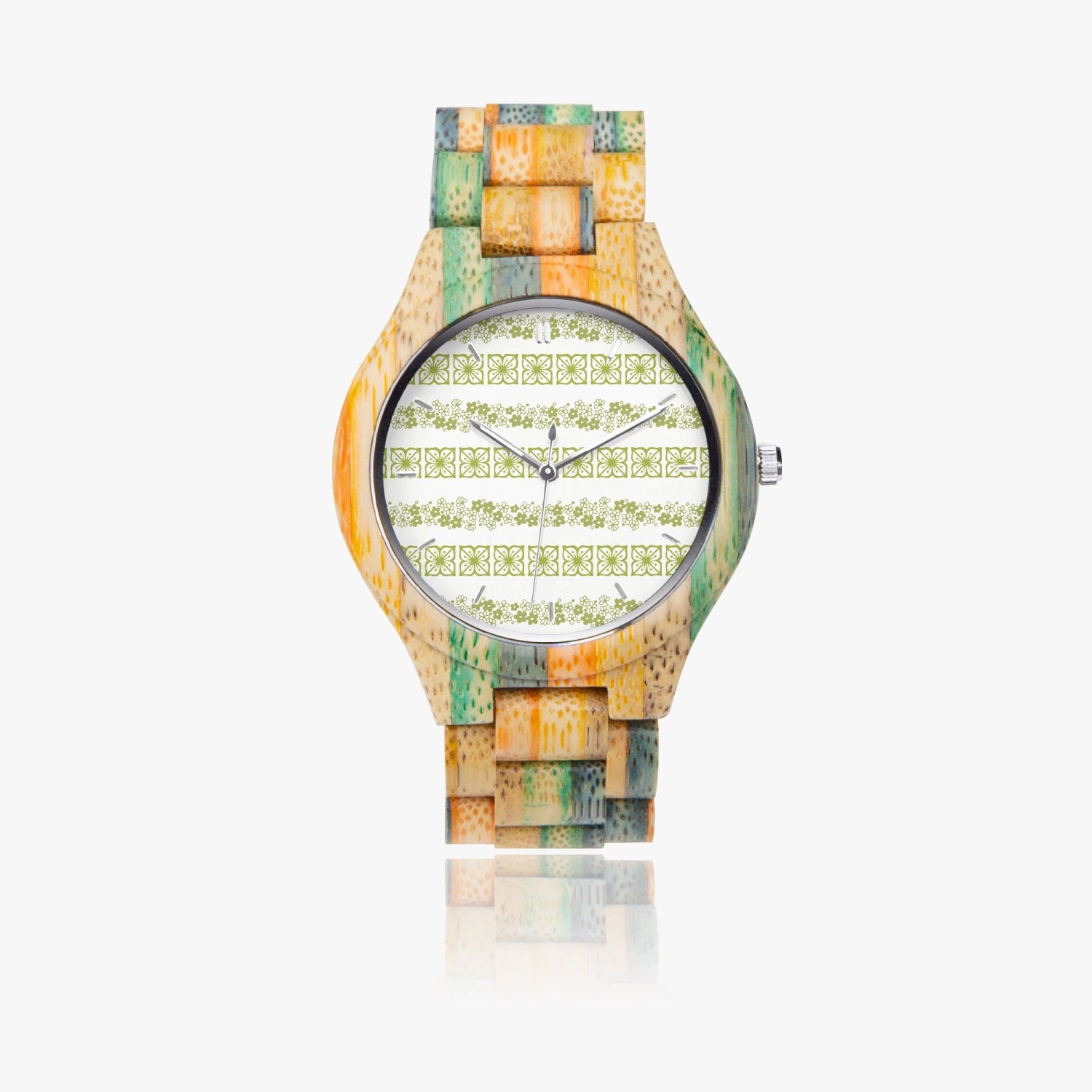 Pyrex Collector Special Unique Time Piece, Retro Bamboo Watch - Mid Century Modern Gal