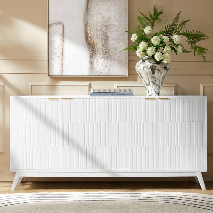 Wholesale Beat 63" Wide 4 door Sideboard