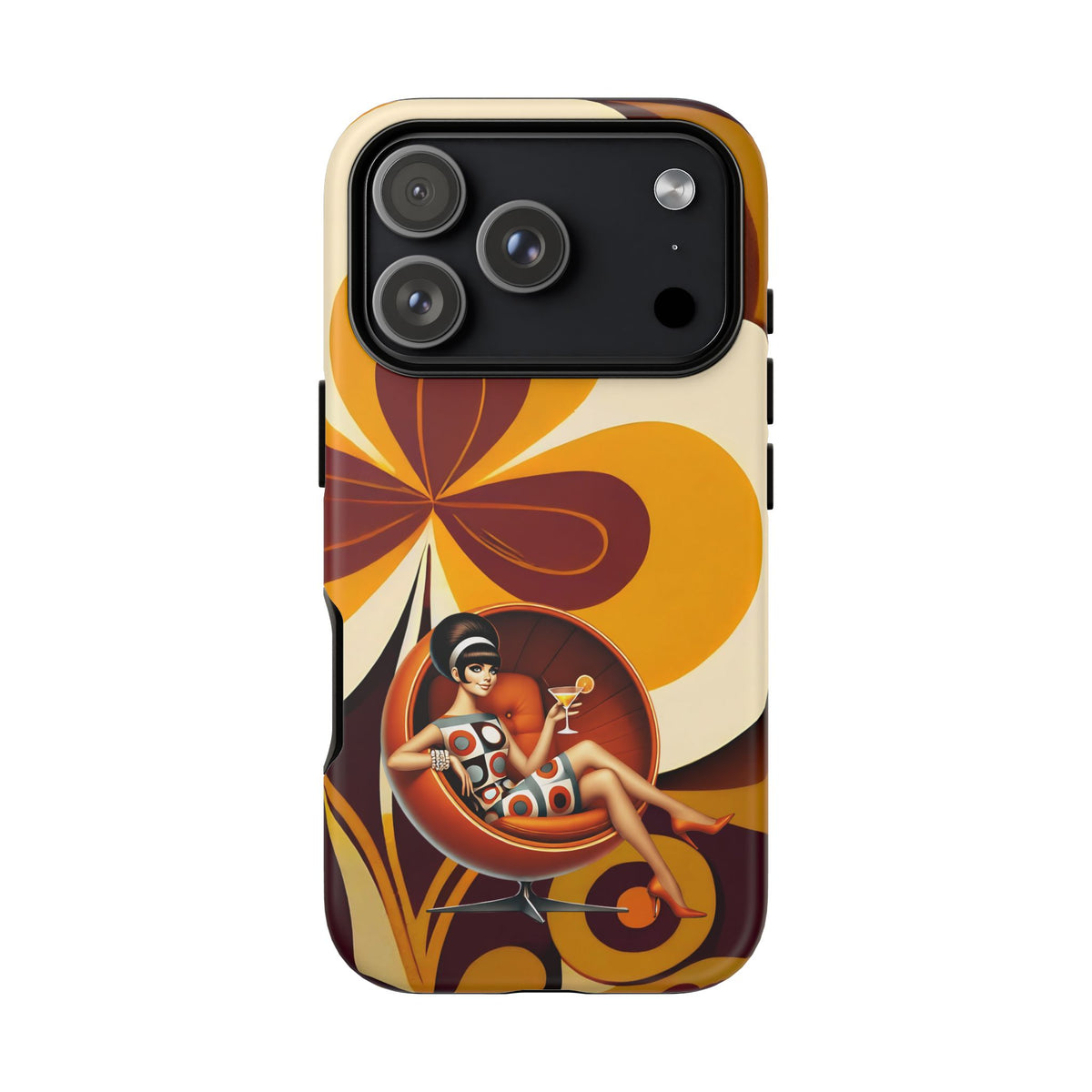 Groovy Mod 60s Retro Flower Power Phone Cases