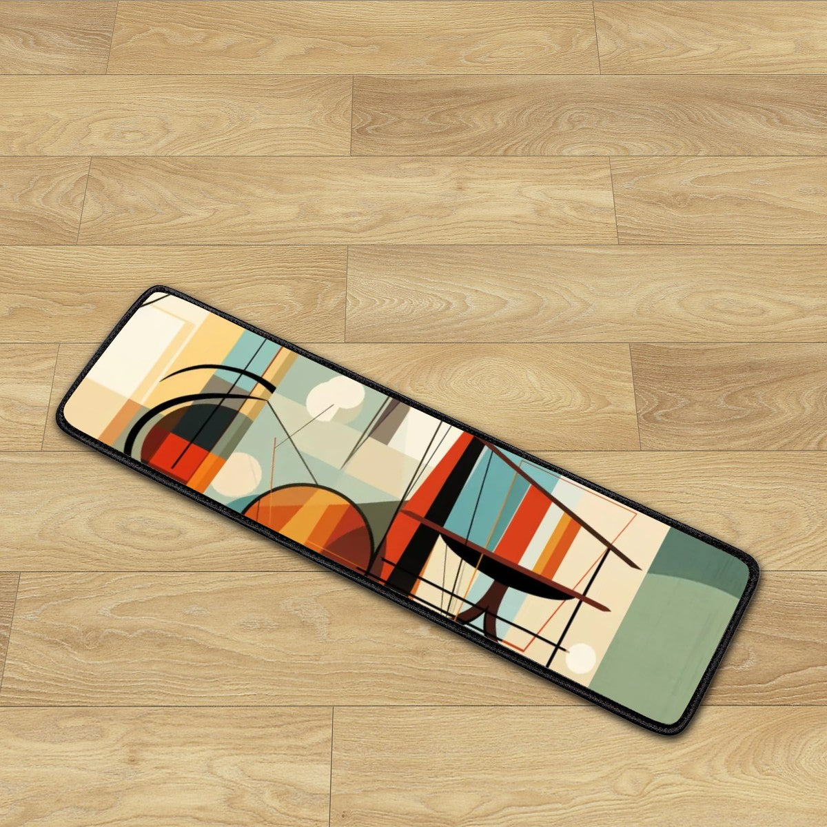 Mid Century Modern Bauhause Designed Non Slip Carpet For Stairs Treads - Mid Century Modern Gal