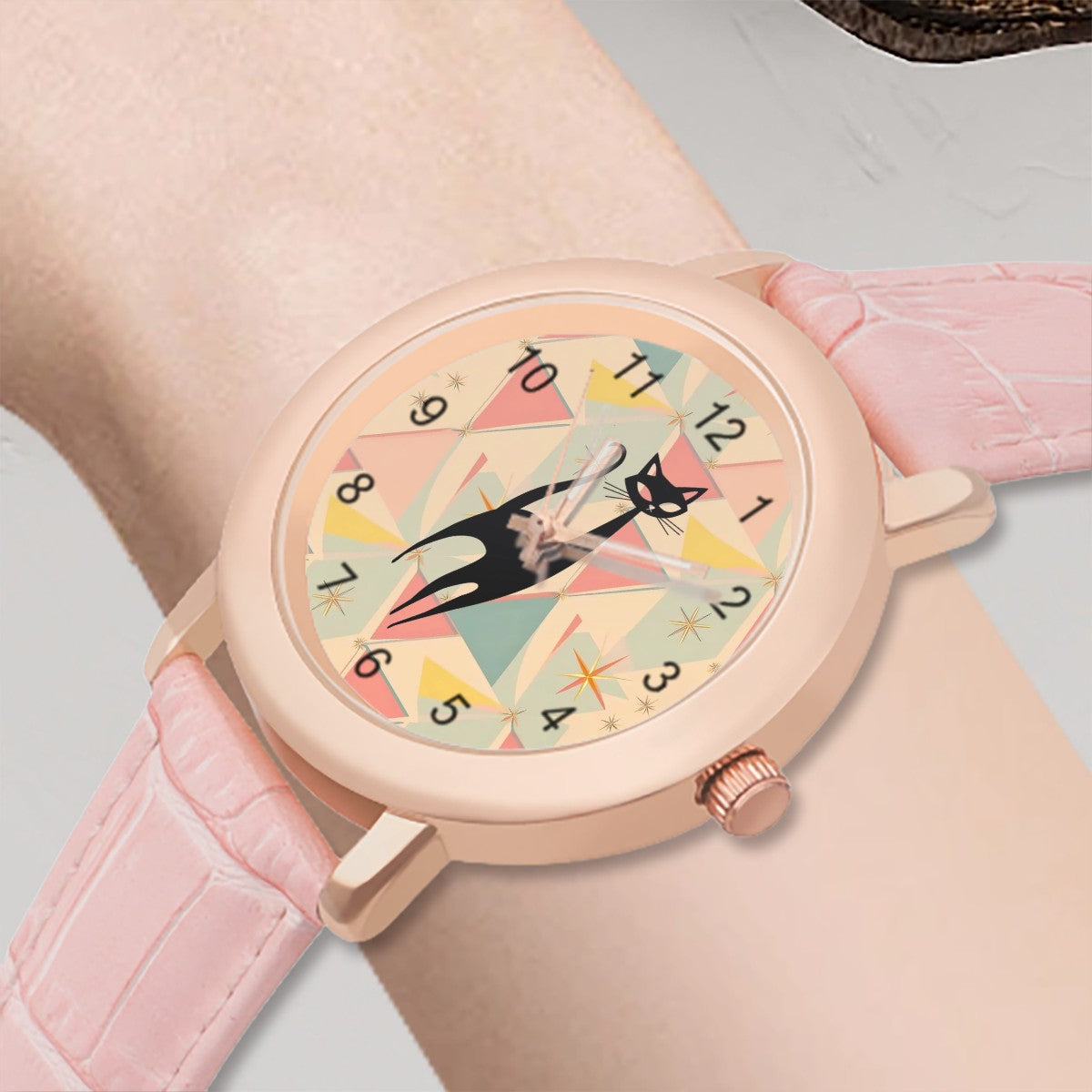 Atomic Cat Sexy Sexton Mid Mod Retro Pink Women&