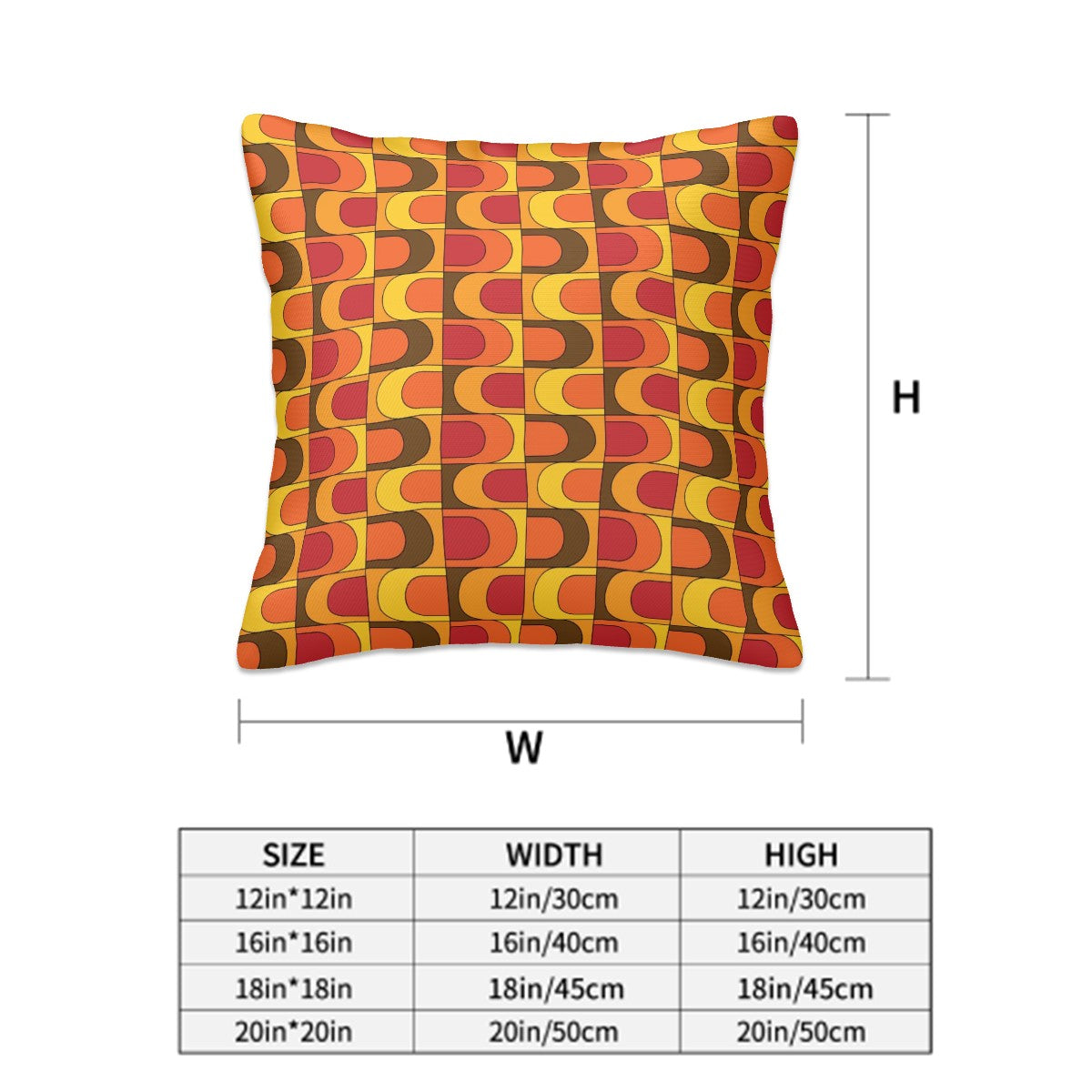 Mid Mod Retro 70s Groovy Designed Mod Pillow Covers ONLY - Mid Century Modern Gal