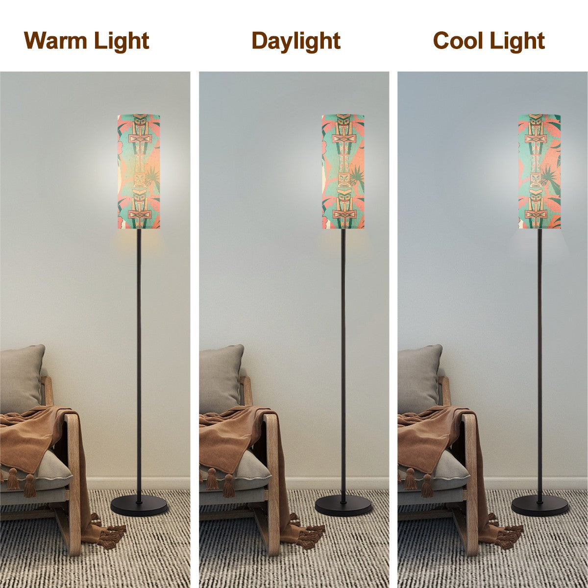 Mid Century Modern Tiki Idol Totem Retro Floor Lamp Modern - Mid Century Modern Gal