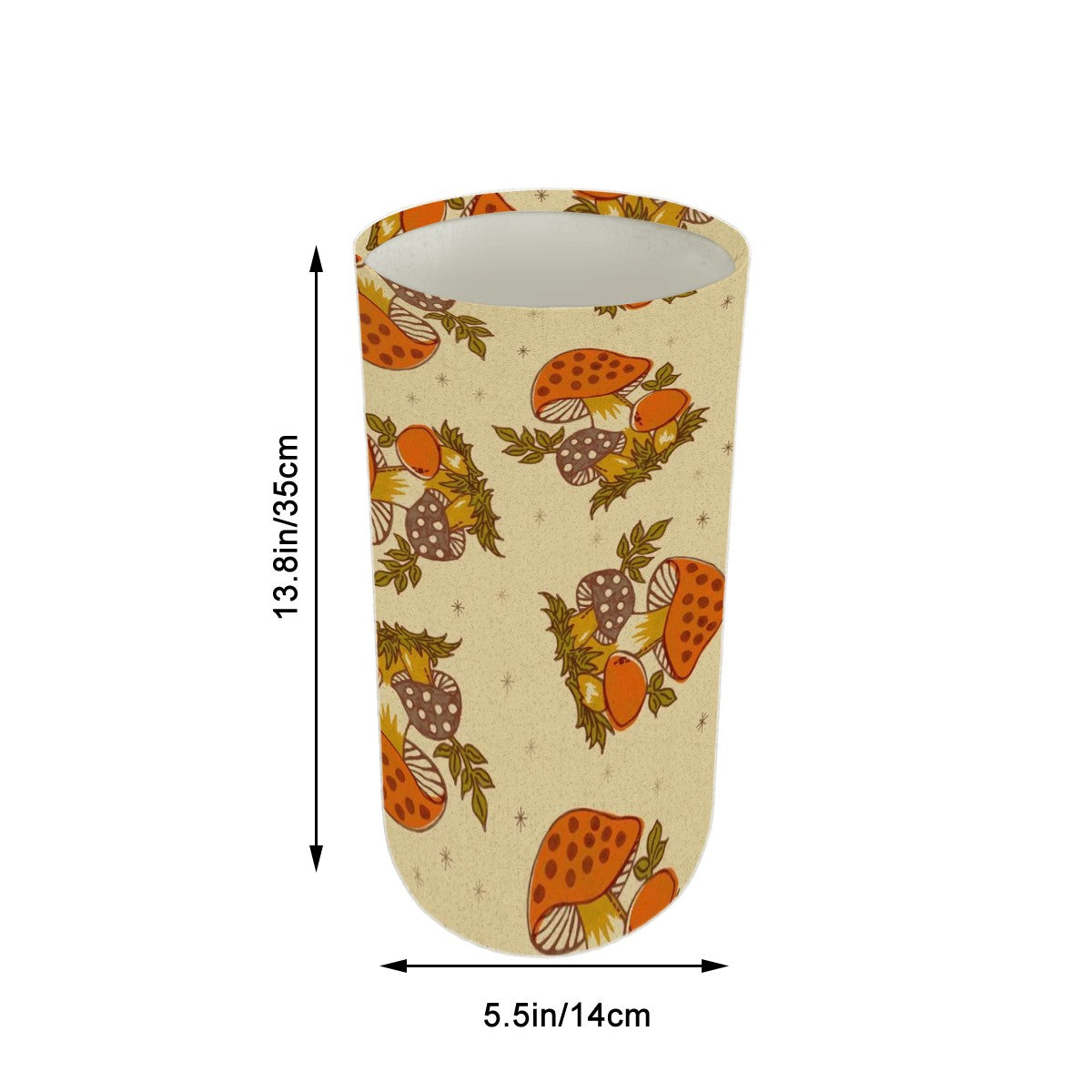 Merry Mushroom Groovy 70s Lamp Shade ONLY For Slim Floor Lamp - Mid Century Modern Gal
