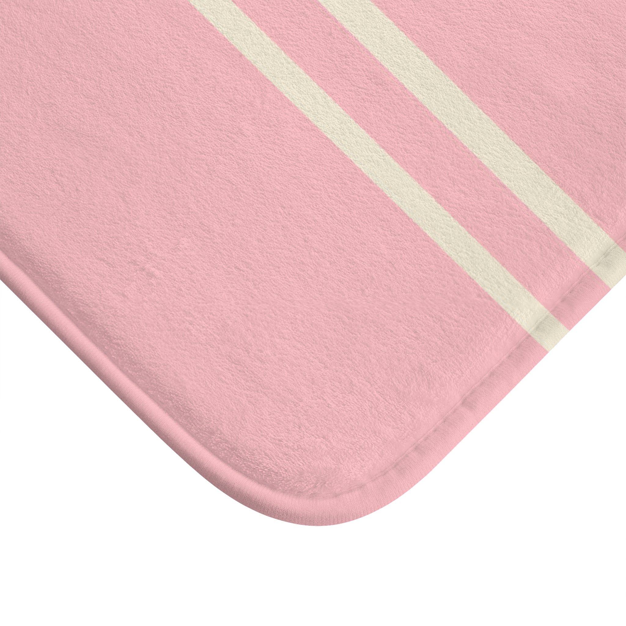 Get Naked Atomic Cat, Mid Mod Pink Bath Mat - Mid Century Modern Gal