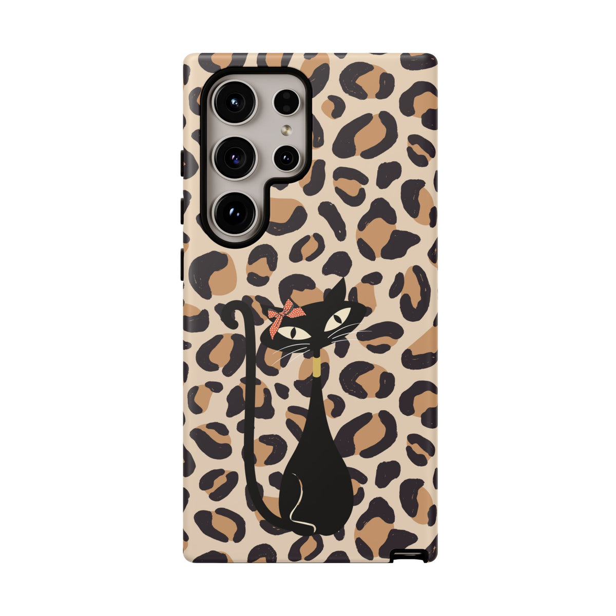 Mid Century Modern 50s Leopard Print, Atomic Cat, Mid Mod Tough Cases