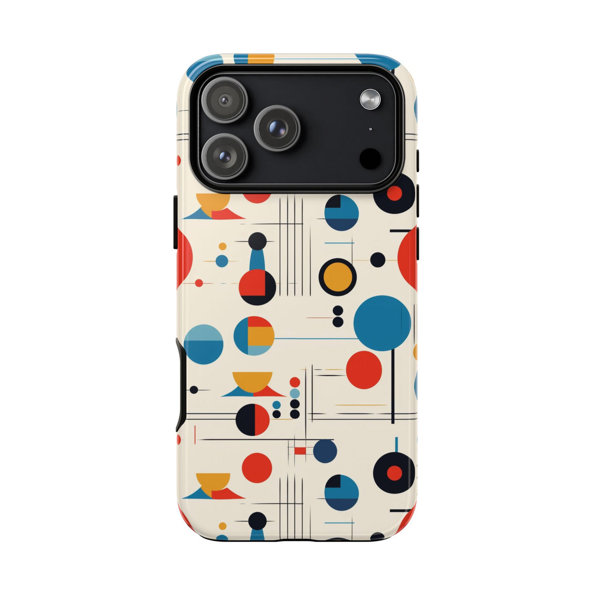 Mid Mod Bauhaus Designed iPhone, Samsung, Retro Phone Tough Cases - Mid Century Modern Gal