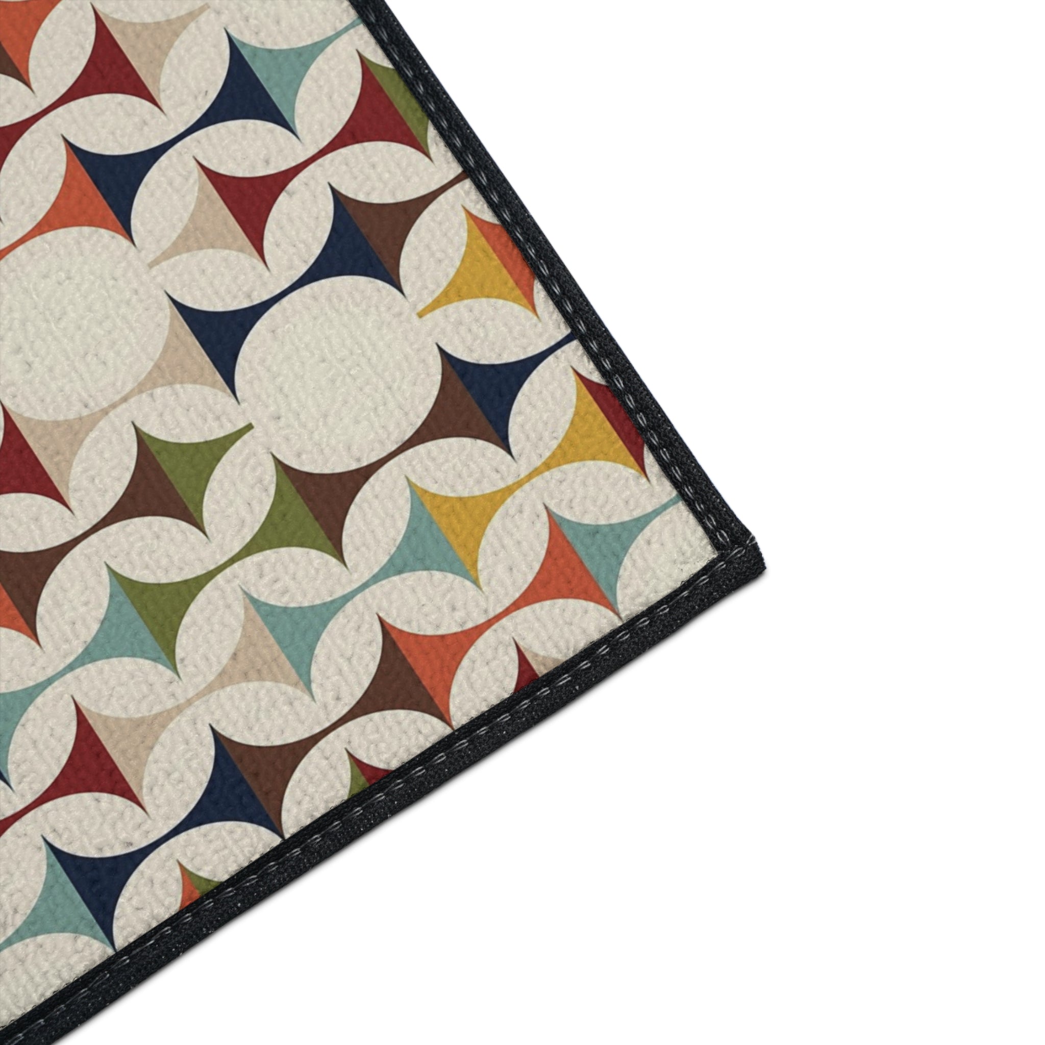 Mid Century Modern Scandinavian Designed Kitchen, Bath Heavy Duty Floor Mat - Mid Century Modern Gal