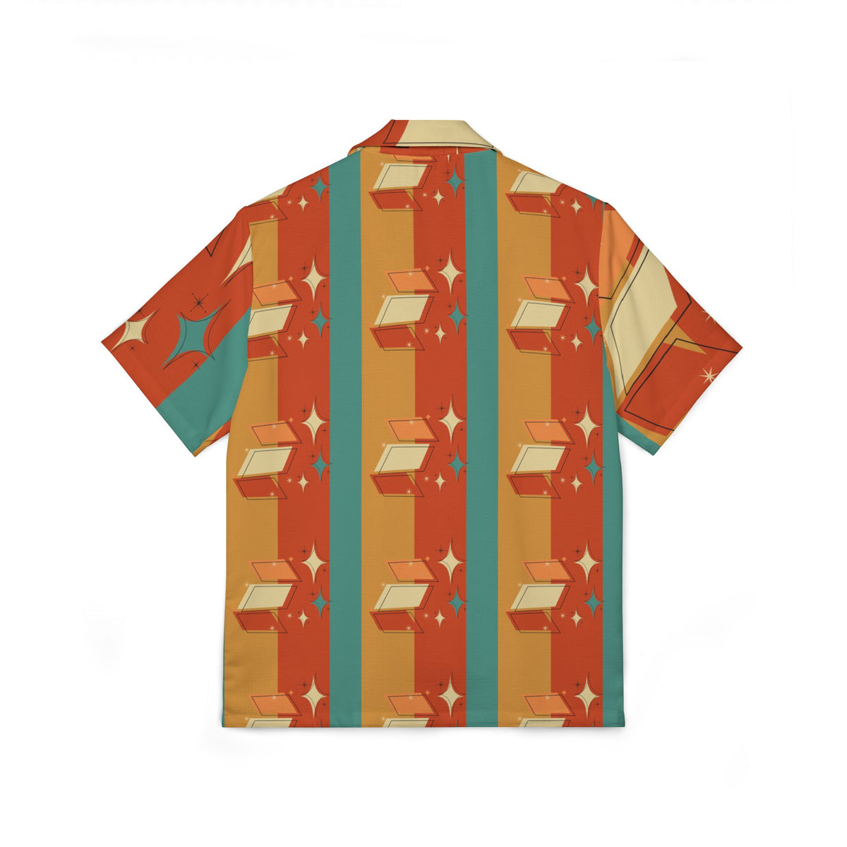 Retro Atomic Cat Bowling Shirt Funky Fun Vintage Bowling Cat Design - Mid Century Modern Gal