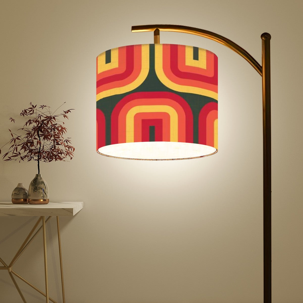 Mid Century Modern 70s Groovy Mod Arc Floor Lamp - Mid Century Modern Gal