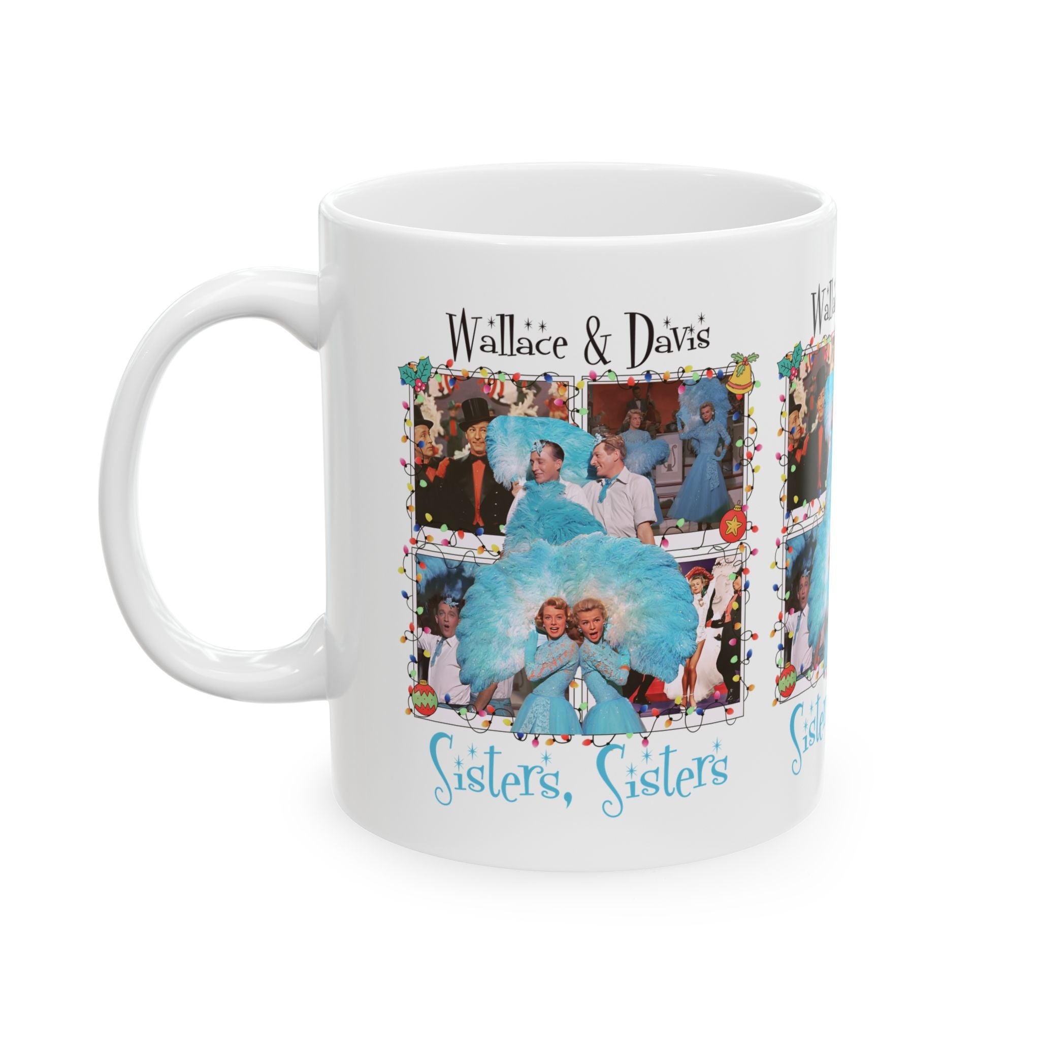Sisters, Sisters Ceramic Mug – Fun Gift for Family & Friends - Mid Century Modern Gal