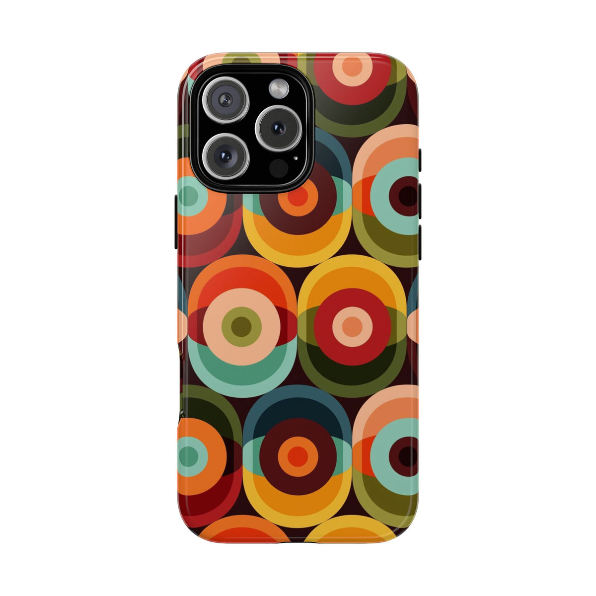 Retro Groovy Space Orb, Funky Fun Tough Phone Case