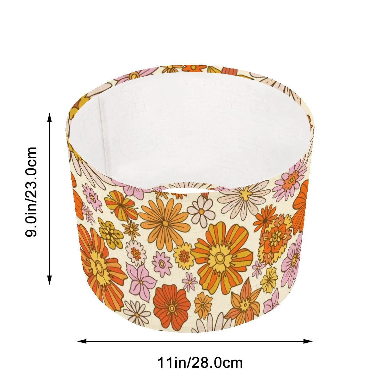 Flower Power Groovy 70s Lamp Shade ONLY - Mid Century Modern Gal