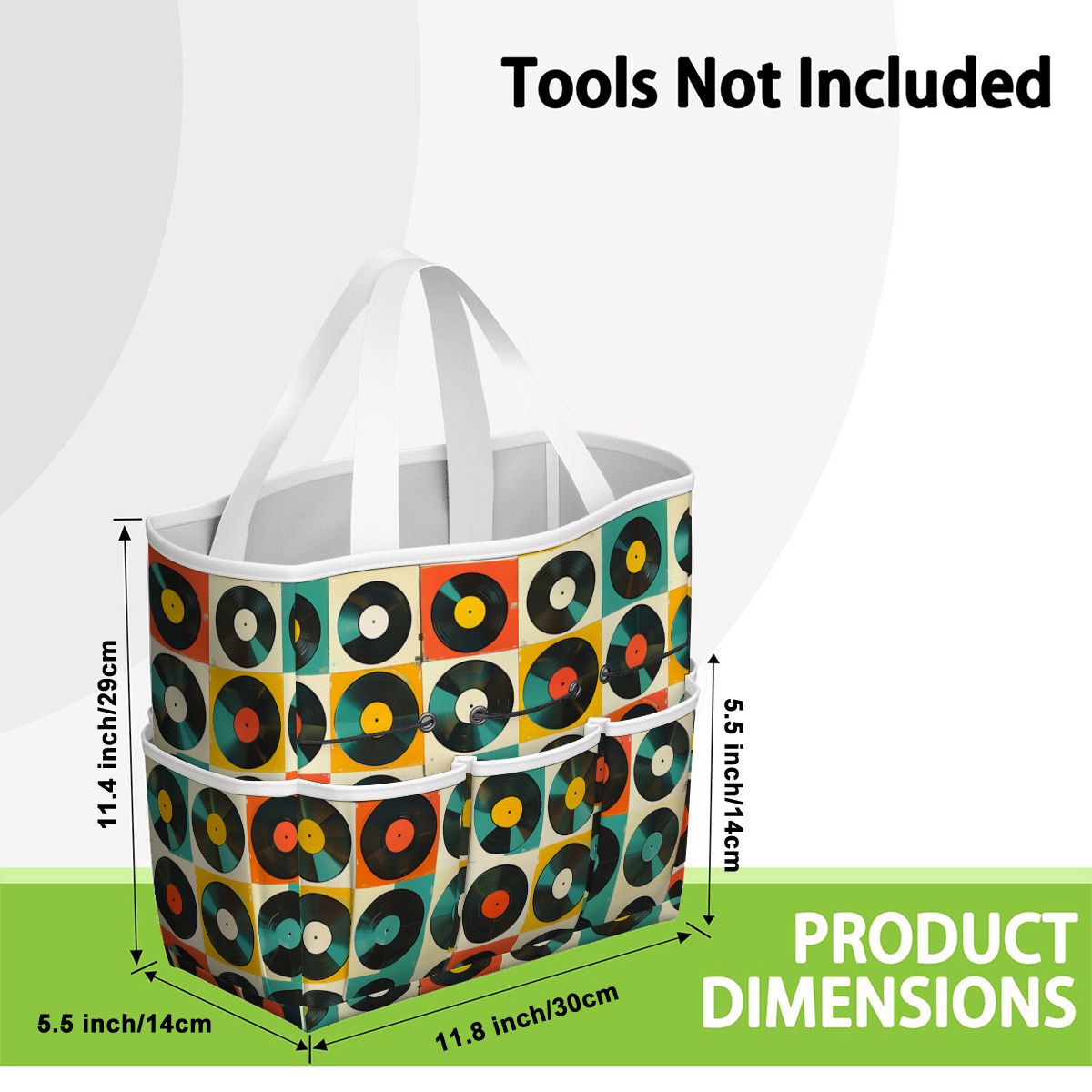 Retro Records, Groovy Mod Garden Tool Bag - Mid Century Modern Gal