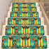 Mid Century Modern Tiki Idol, Kitschy Mod Non Slip Carpet for Stairs Treads - Mid Century Modern Gal