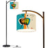 Mid Century Modern Retro Atomic Cat, Kitschy Mod Arc Floor Lamp - Mid Century Modern Gal