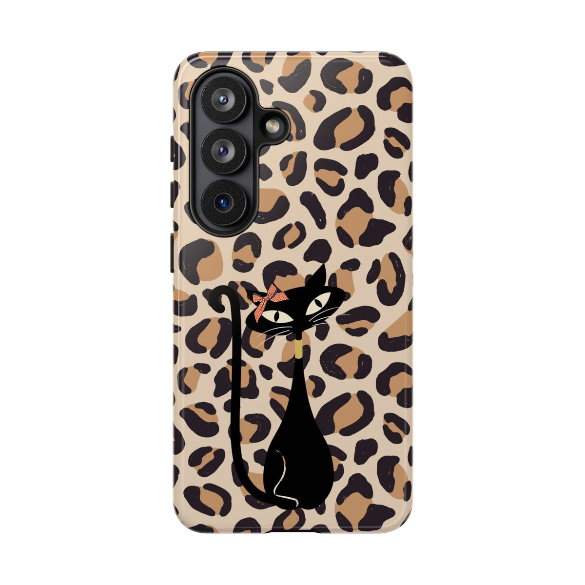 Mid Century Modern 50s Leopard Print, Atomic Cat, Mid Mod Tough Cases