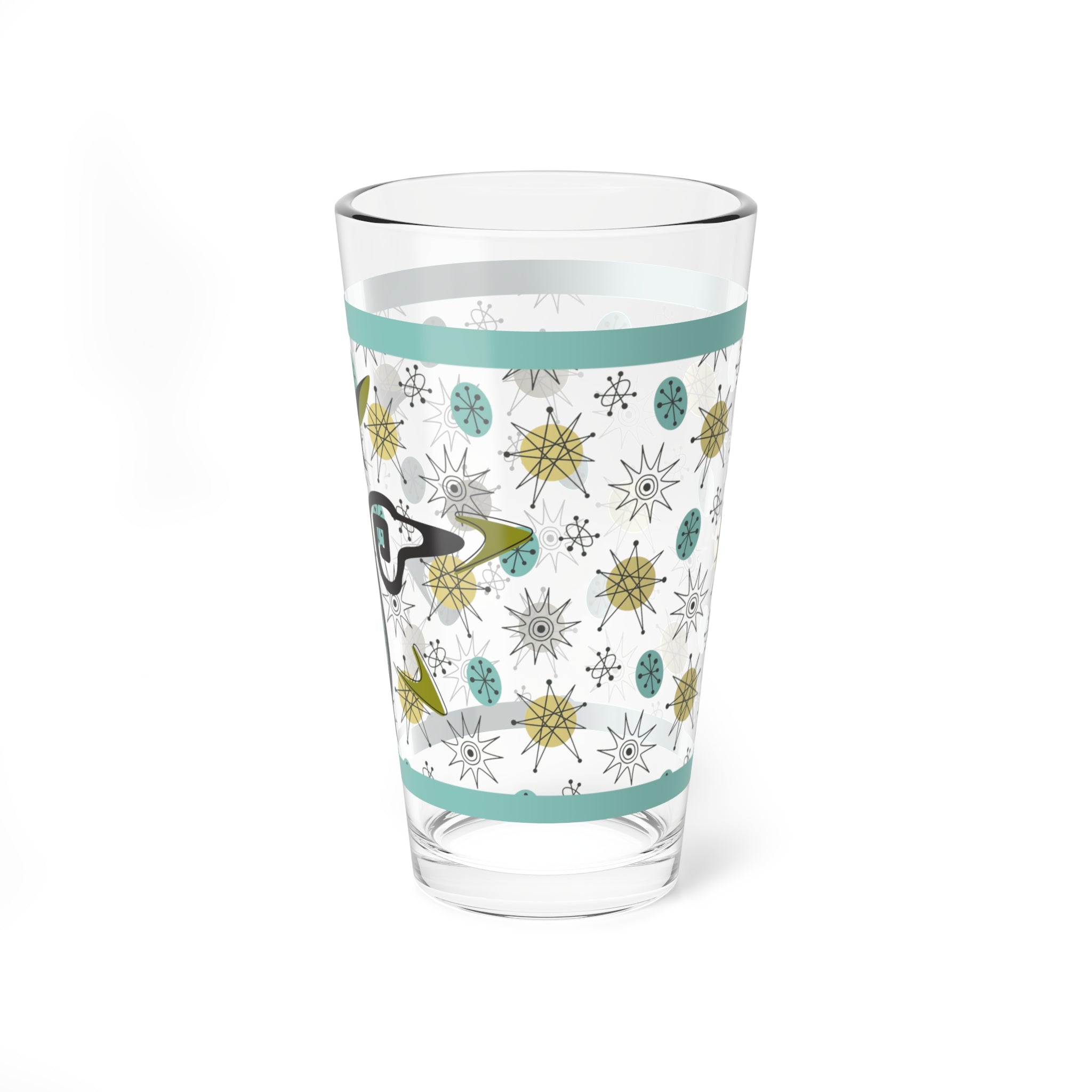 Franciscan Starburst Dish Pattern Mid Century Modern Drinkware, Atomic Cosmic Kittie, 50&