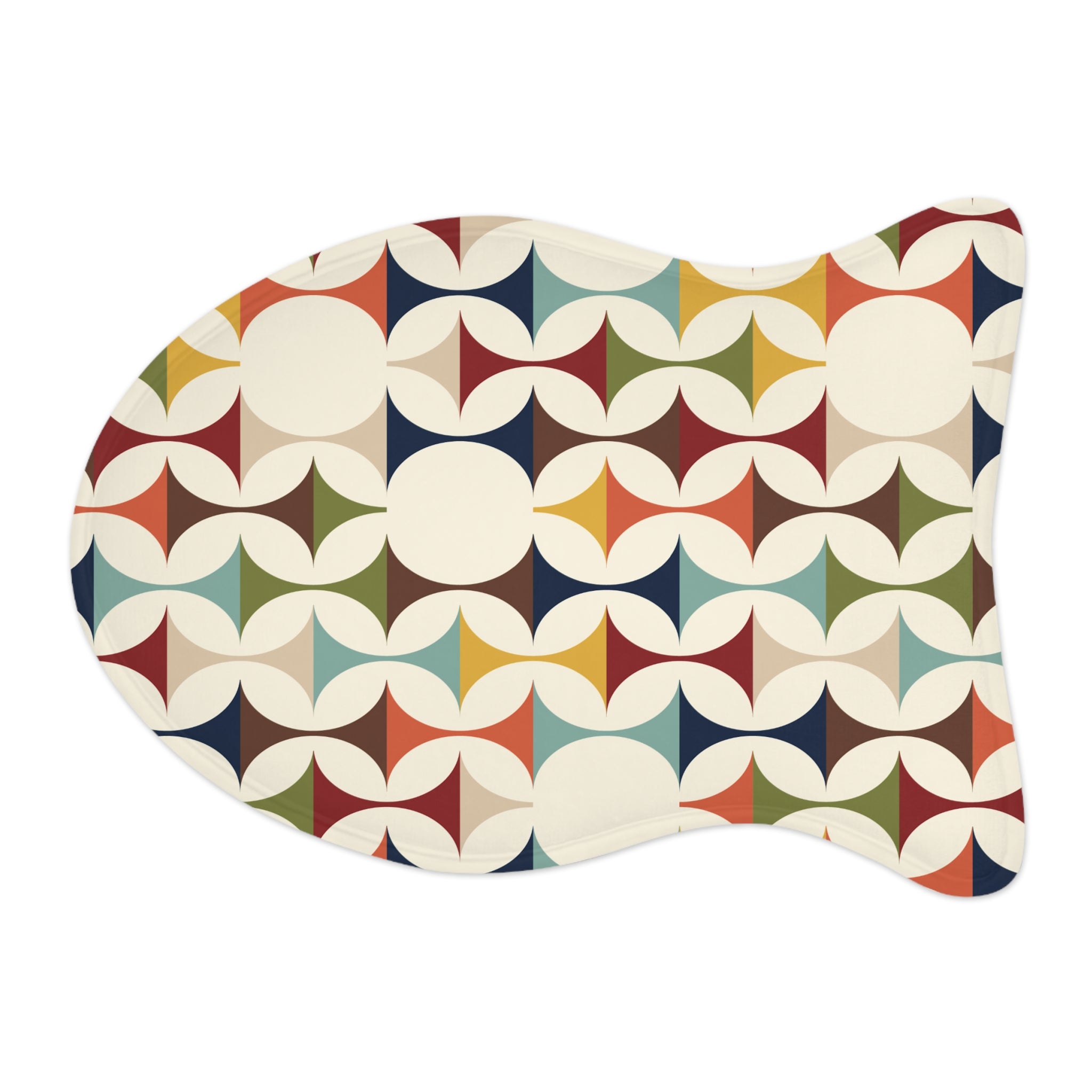 Scandinavian Design Geometric Pet Feeding Mats - Mid Century Modern Gal
