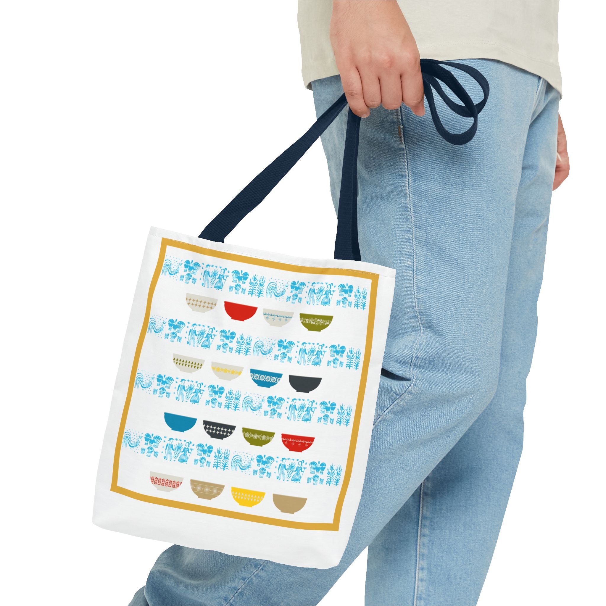 Pyrex Collector, Vintage Pyrex Lover, Kitschy Mod Everyday Tote Bag