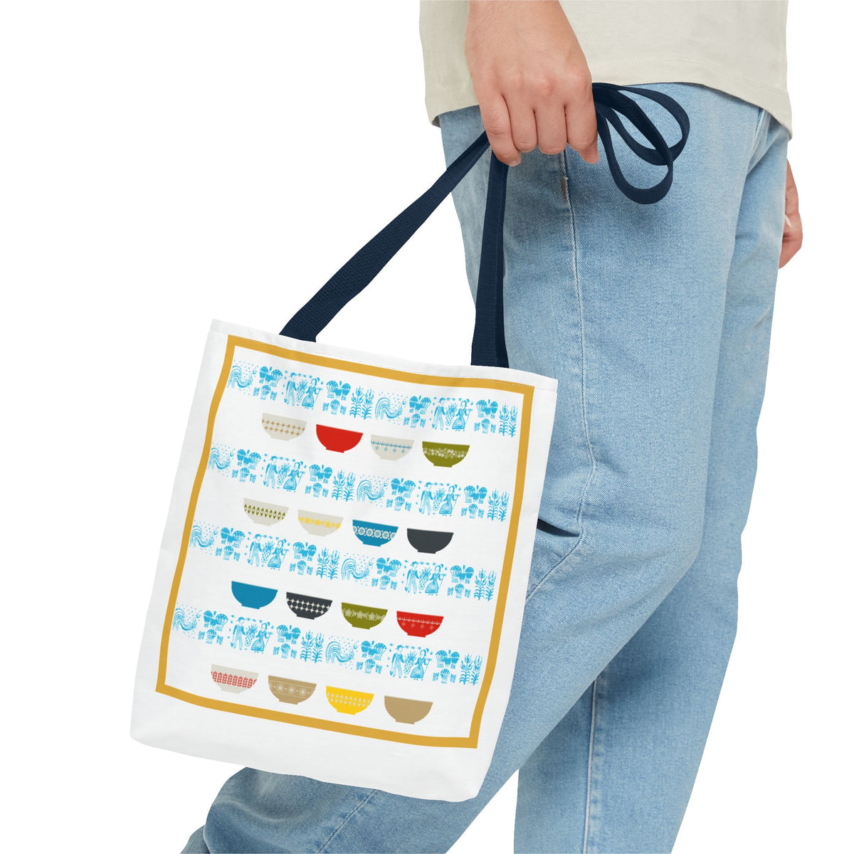 Pyrex Collector, Vintage Pyrex Lover, Kitschy Mod Everyday Tote Bag