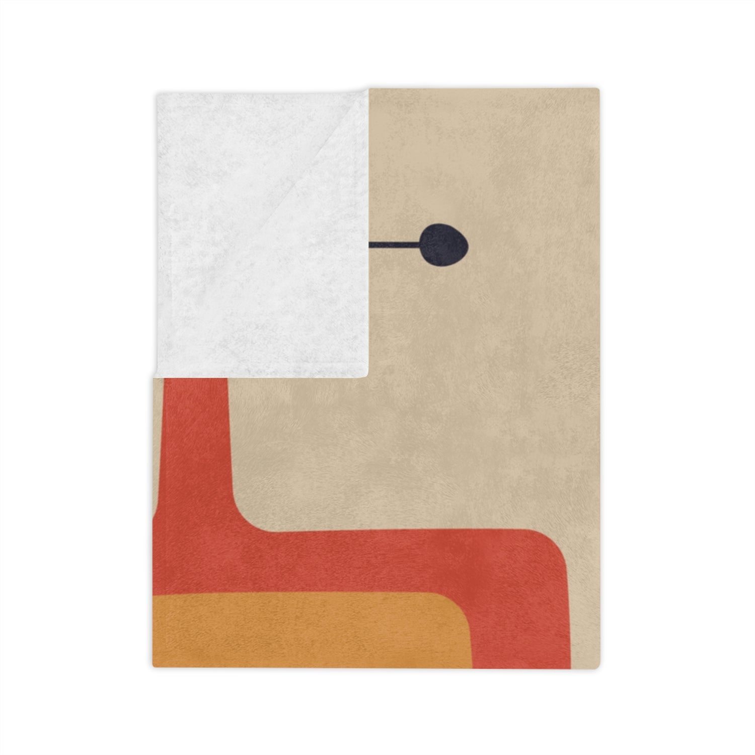 Atomic Cat Kitschy Mid Century Modern Velveteen  Blanket - Mid Century Modern Gal