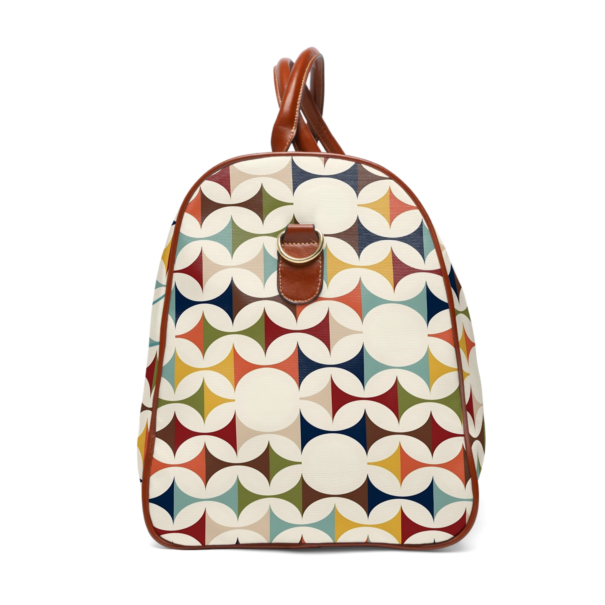 Mid Century Modern Atomic Cat Mid Mod Waterproof Travel Bag - Mid Century Modern Gal