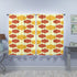 Mid Century Modern Mustard Yellow, Burnt Orange, Googie Designed Window Curtains (two panels) - Mid Century Modern Gal
