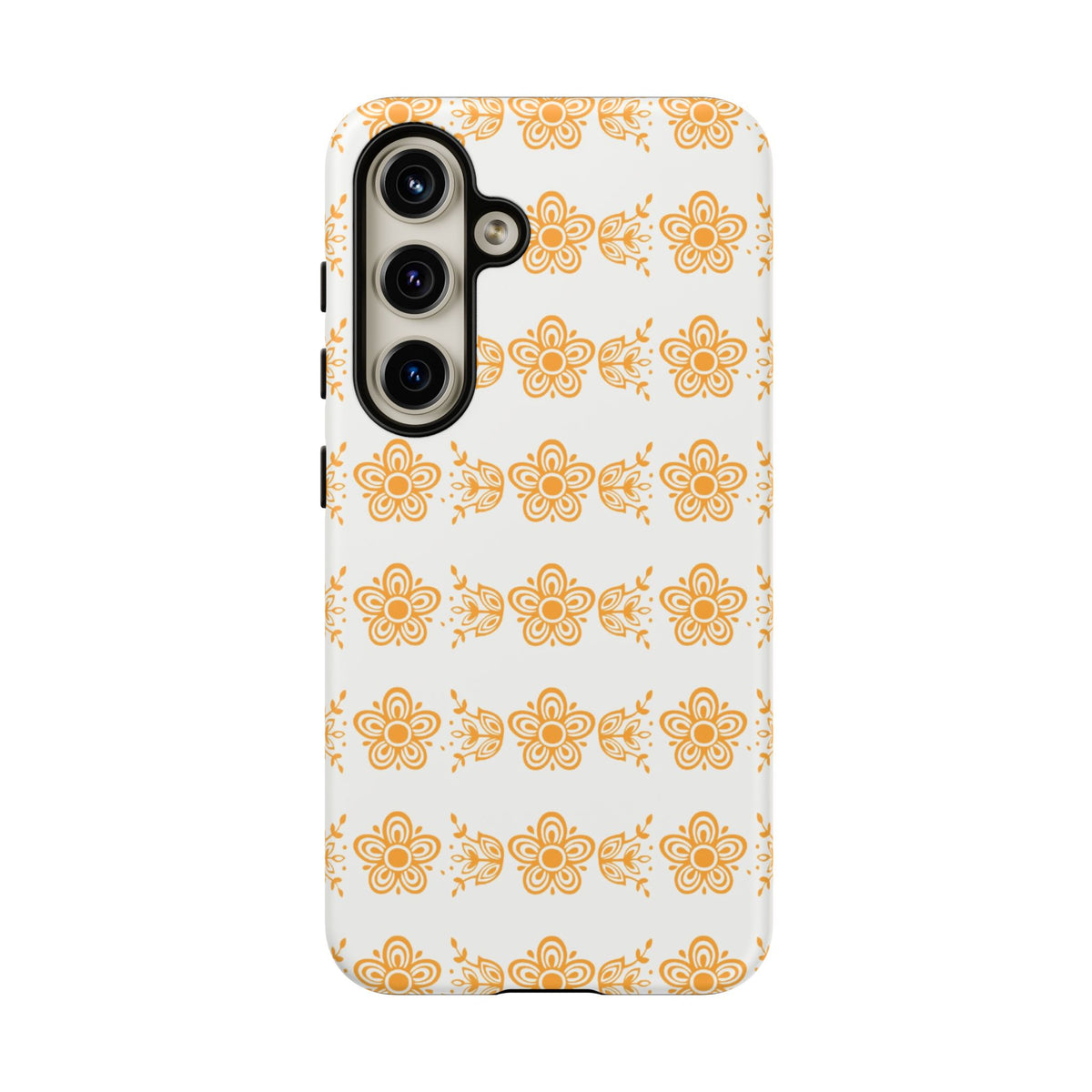 Pyrex Golden Butterfly Floral Phone Case, Tough Cases for Stylish Protection, Gift for Her, Durable, Trendy Floral Design, Cell Phone Cover - Mid Century Modern Gal